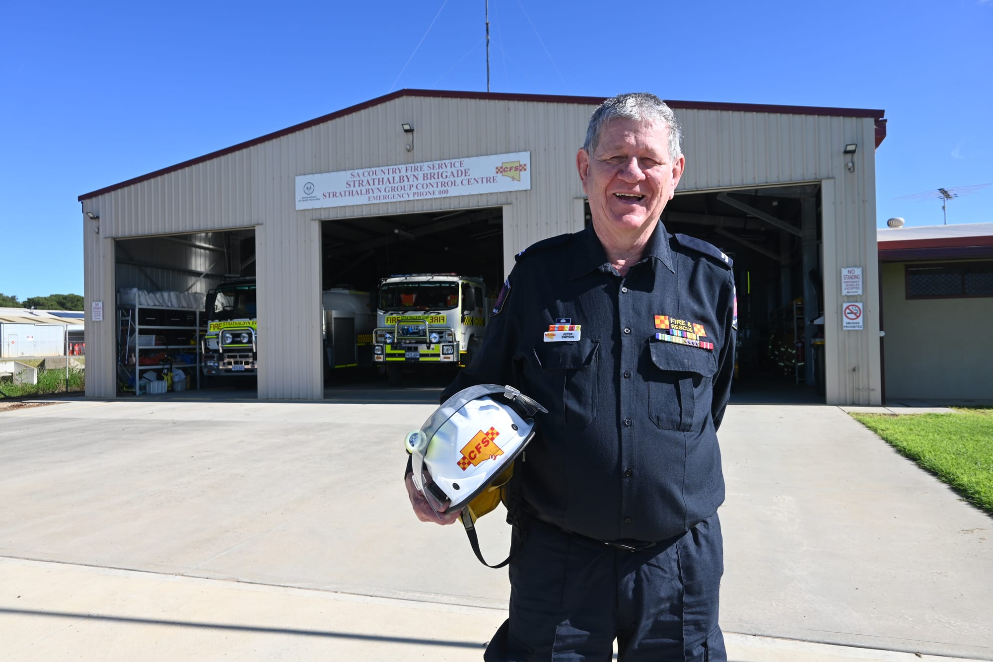 BLAZE OF GLORY: Local firey’s impressive half-century of service