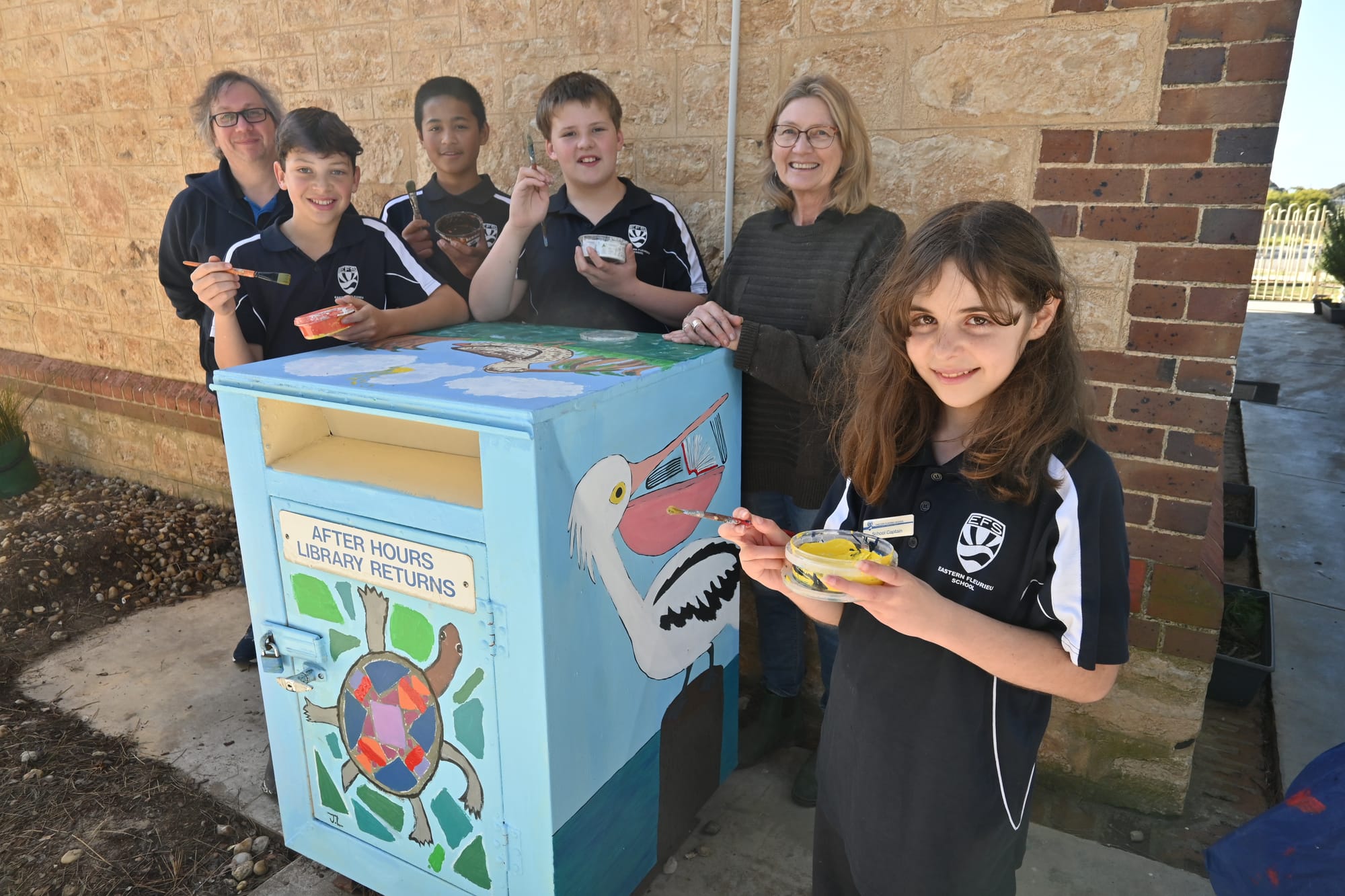 Milang students novel work of art