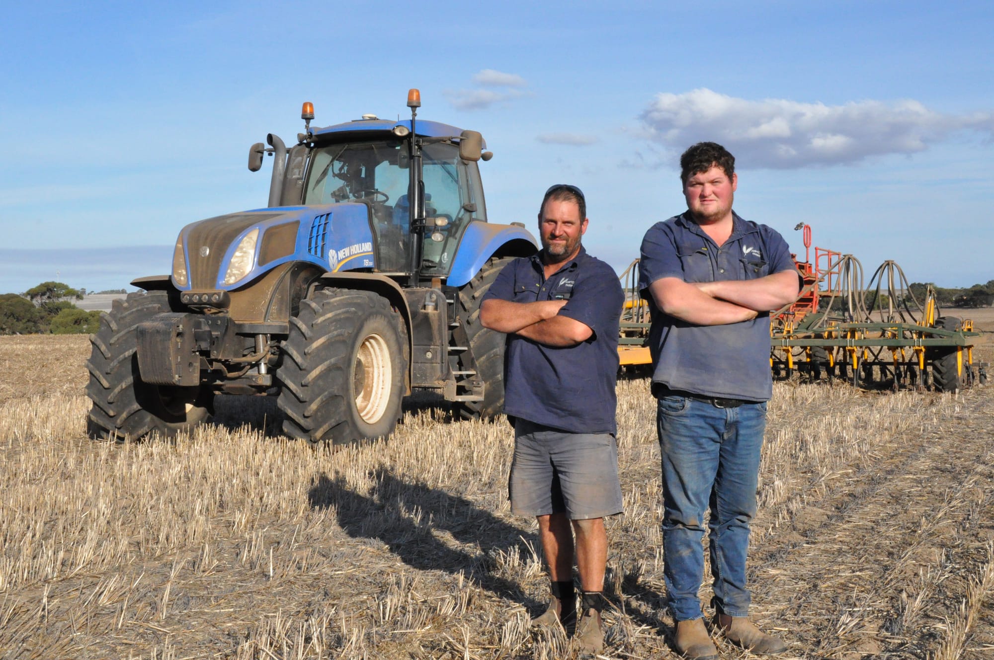 Local farmers dealing with dry spell