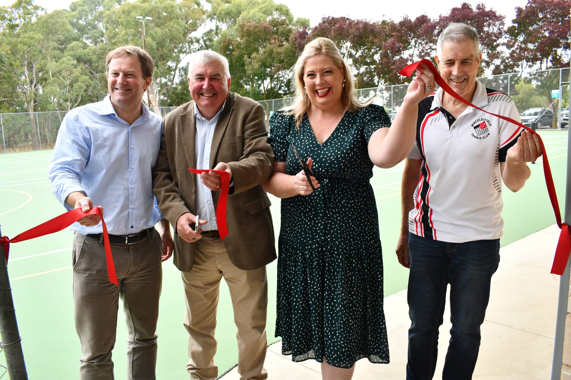 SMASH HIT: Resurfaced Macclesfield tennis and netball courts officially unveiled
