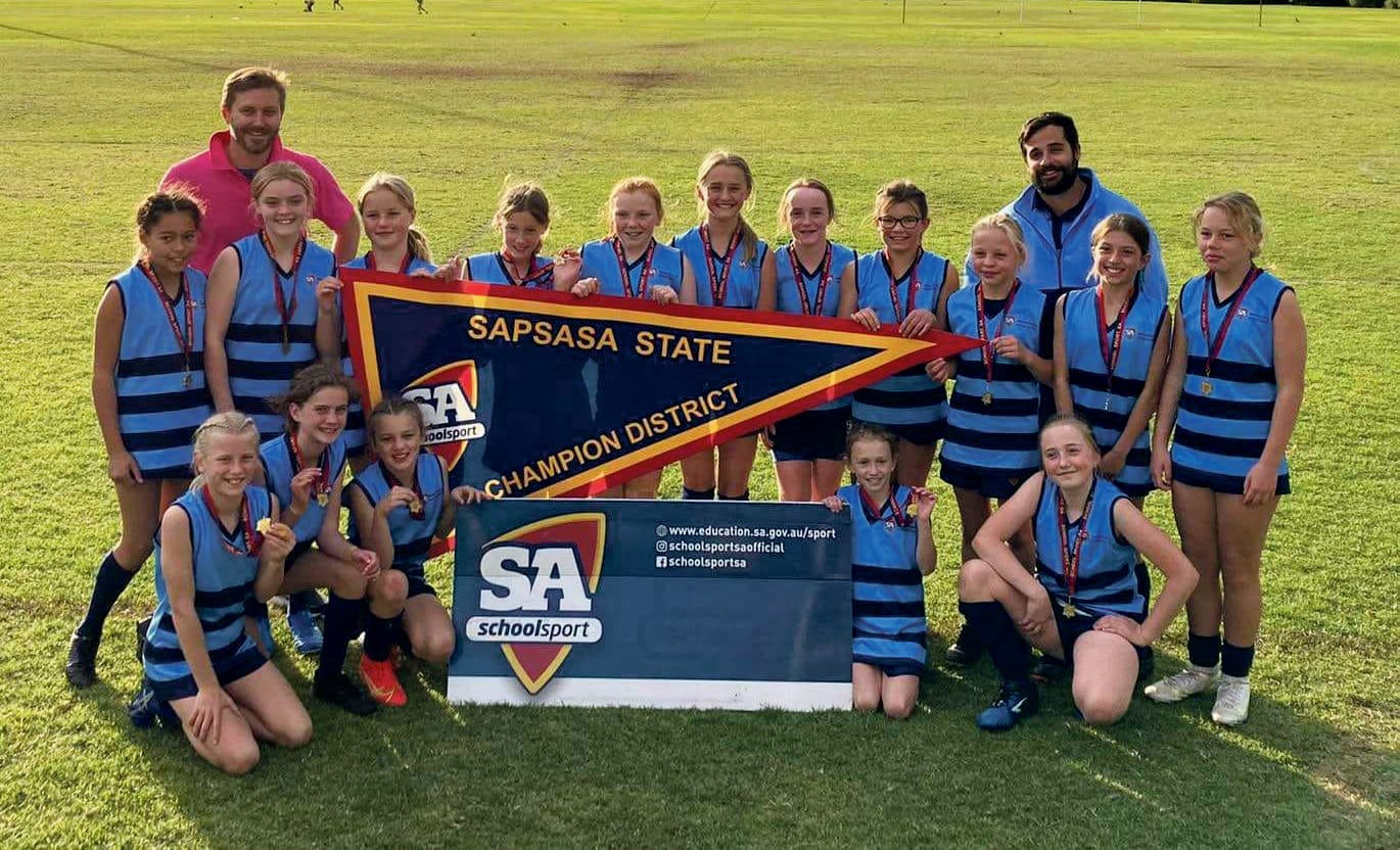 Southern Fleurieu girls rank top of the class at SAPSASA football carnival