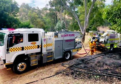 Ashbourne grassfire contained by multiple crews, volunteers