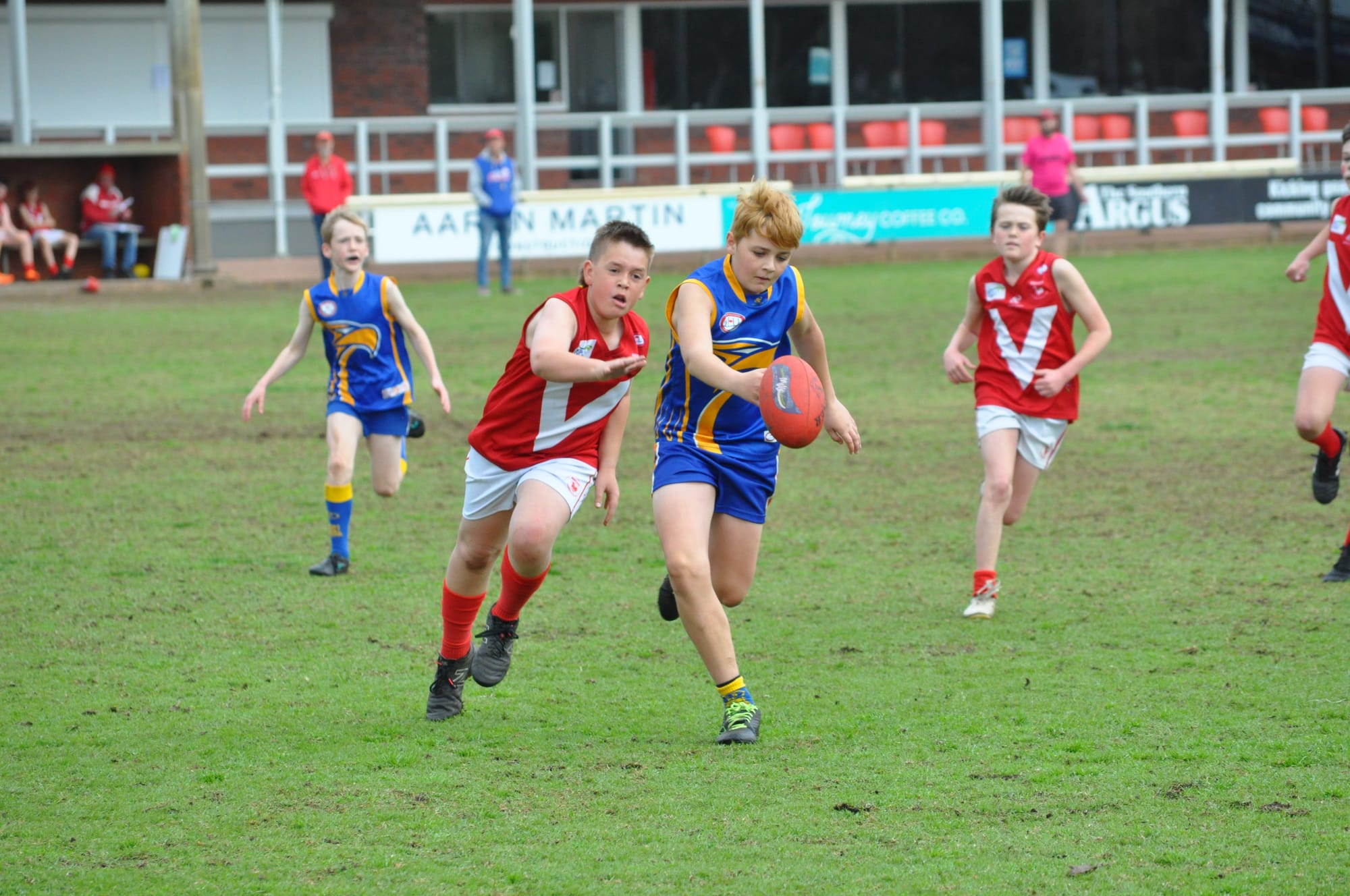Junior footy carnival a hit with kids
