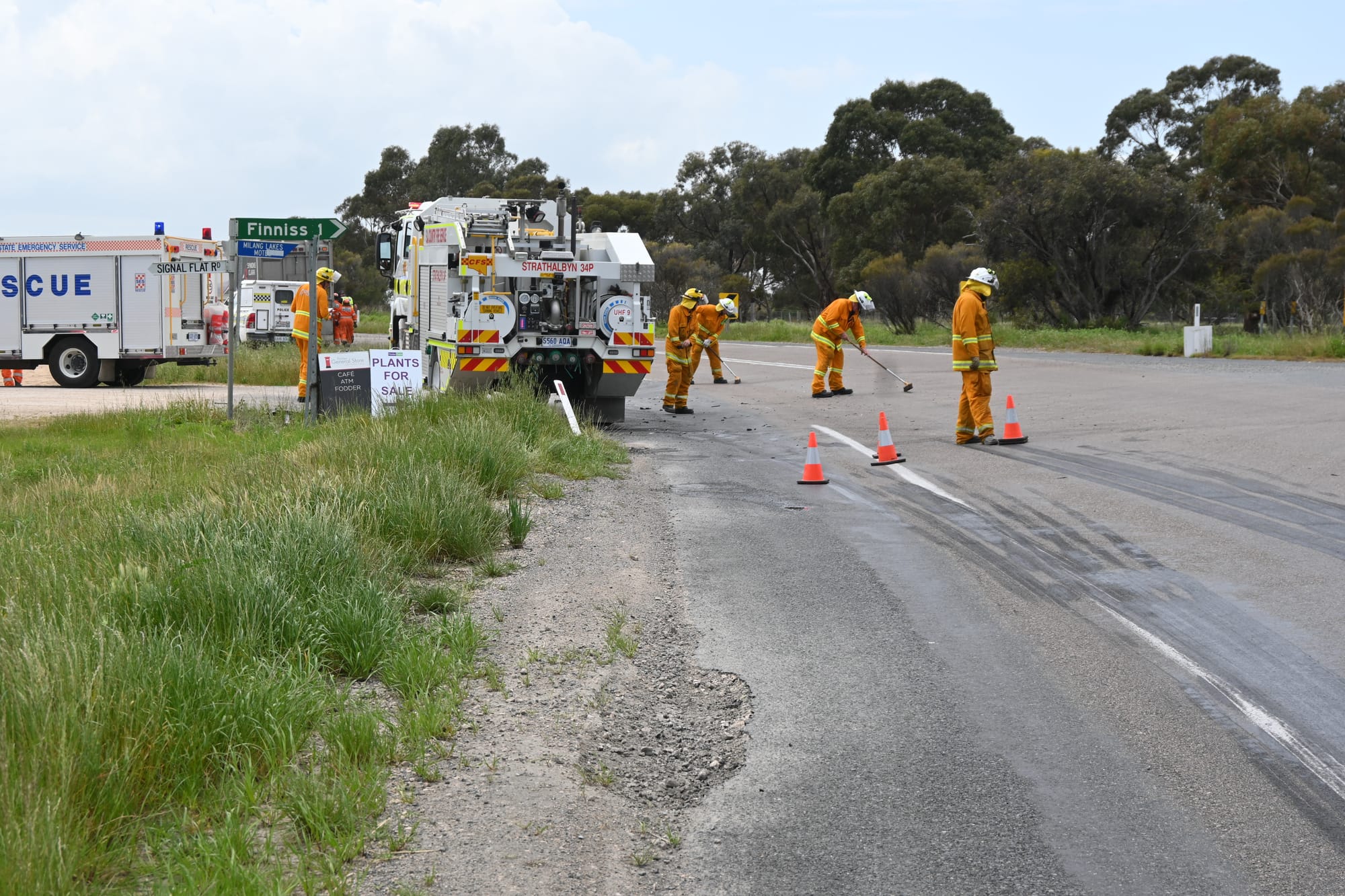 Car and truck collide at Finniss, no injuries suffered