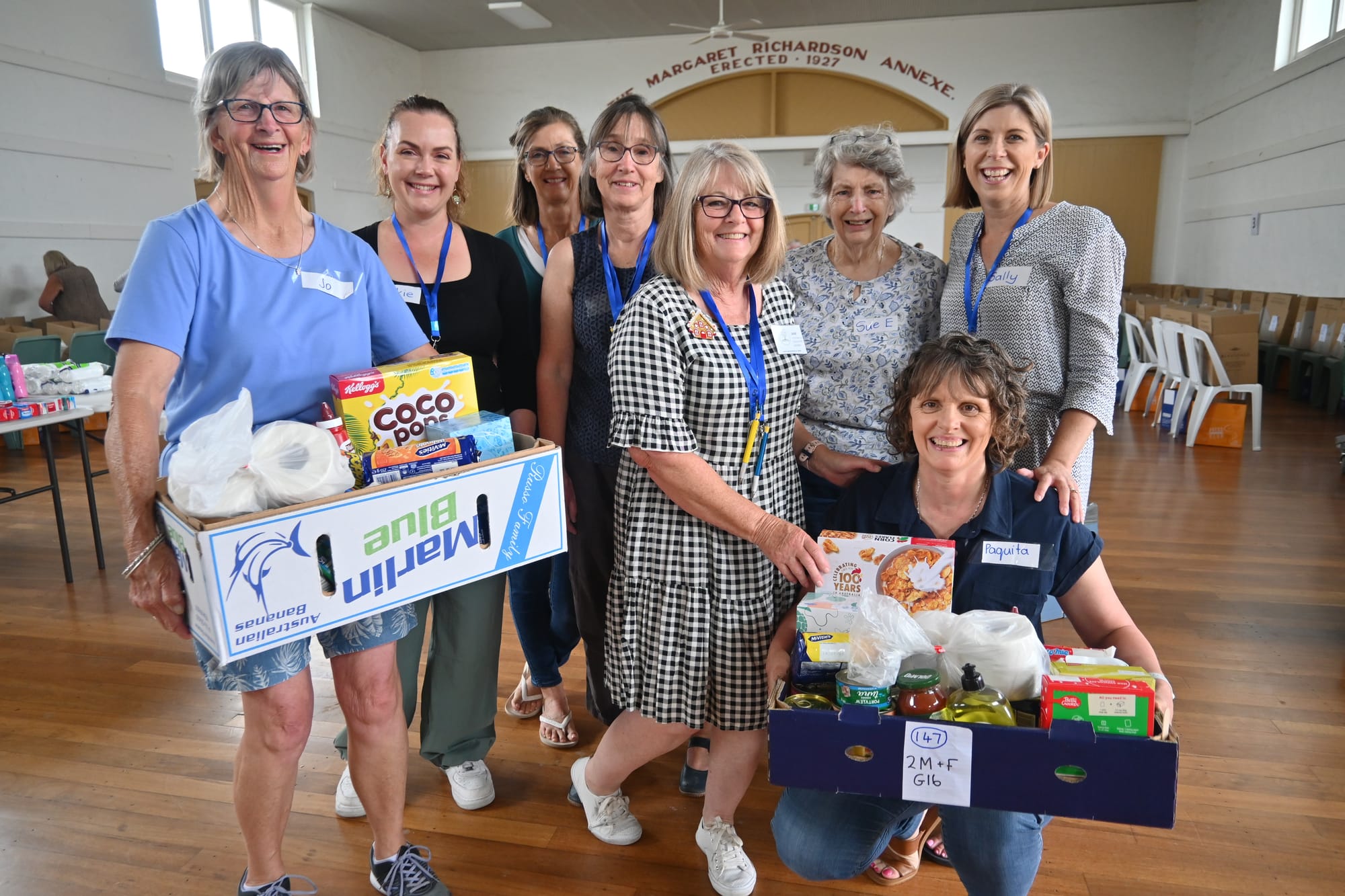 ‘Credit to the community’ for Christmas hampers