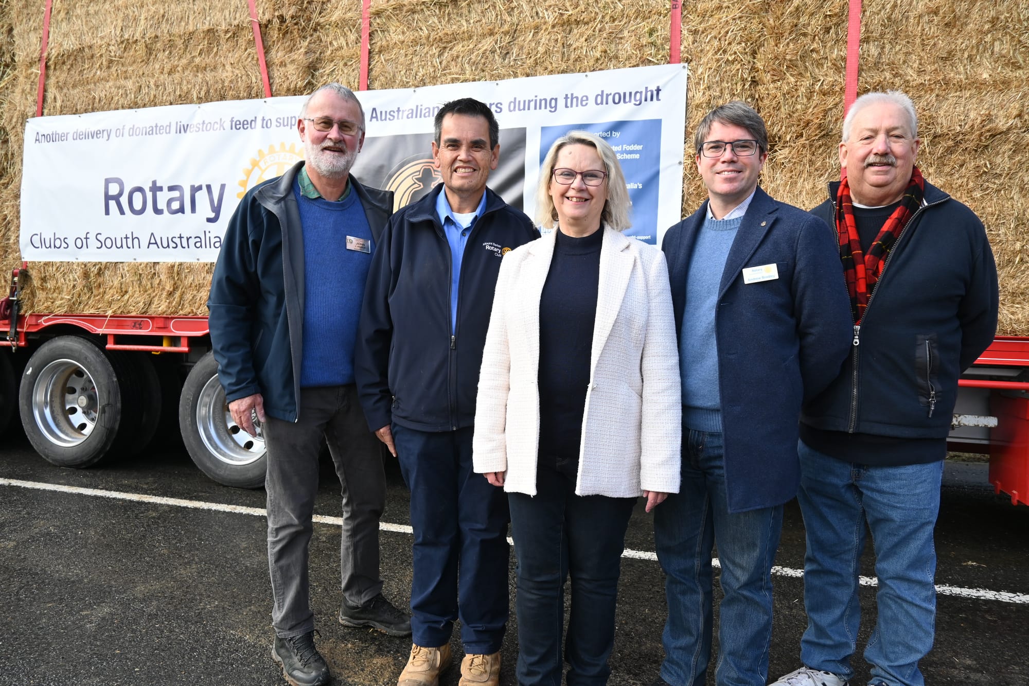 Hay delivery made to drought-impacted farmers