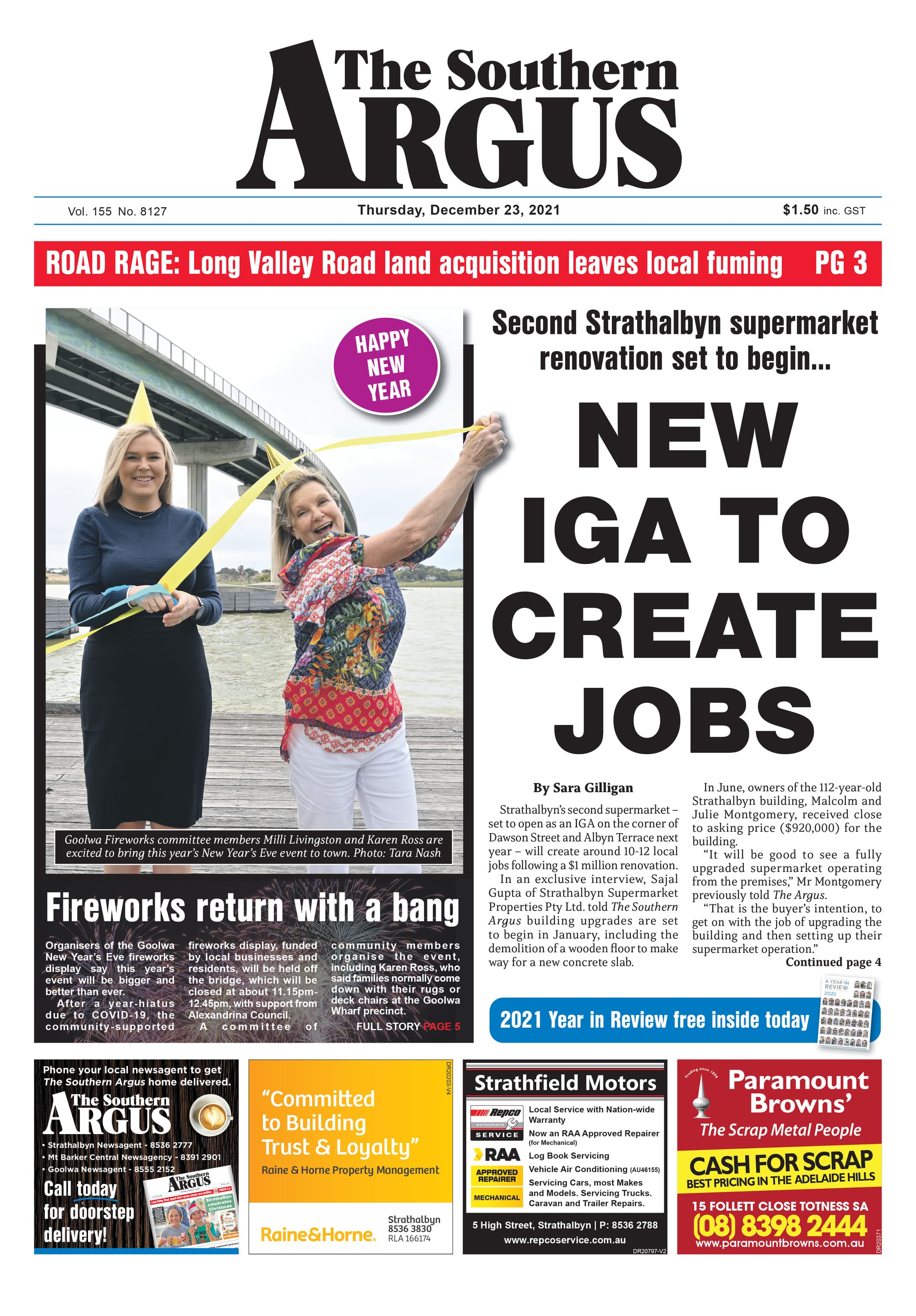 The Southern Argus - December 23, 2021