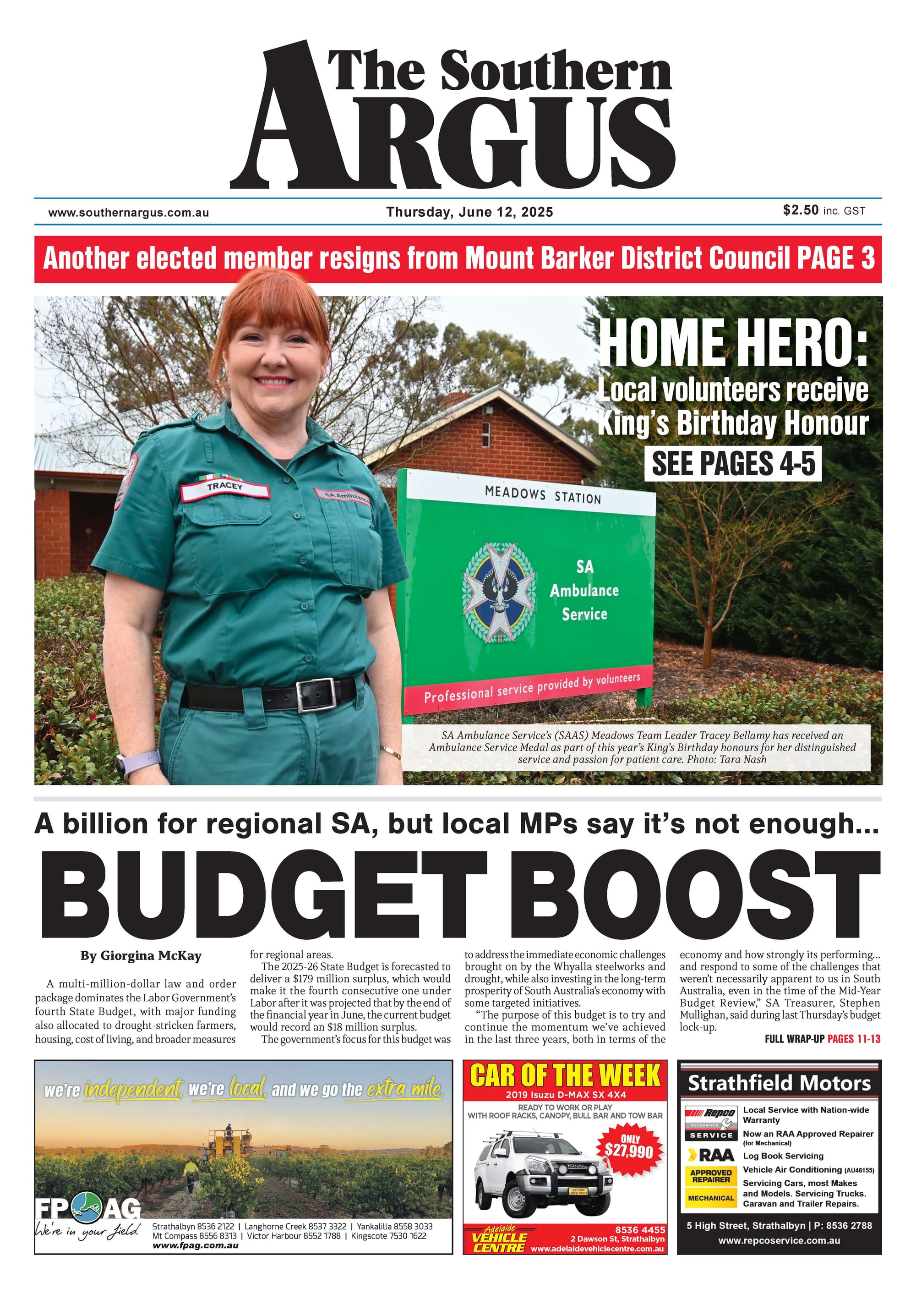 The Southern Argus - June 12, 2025