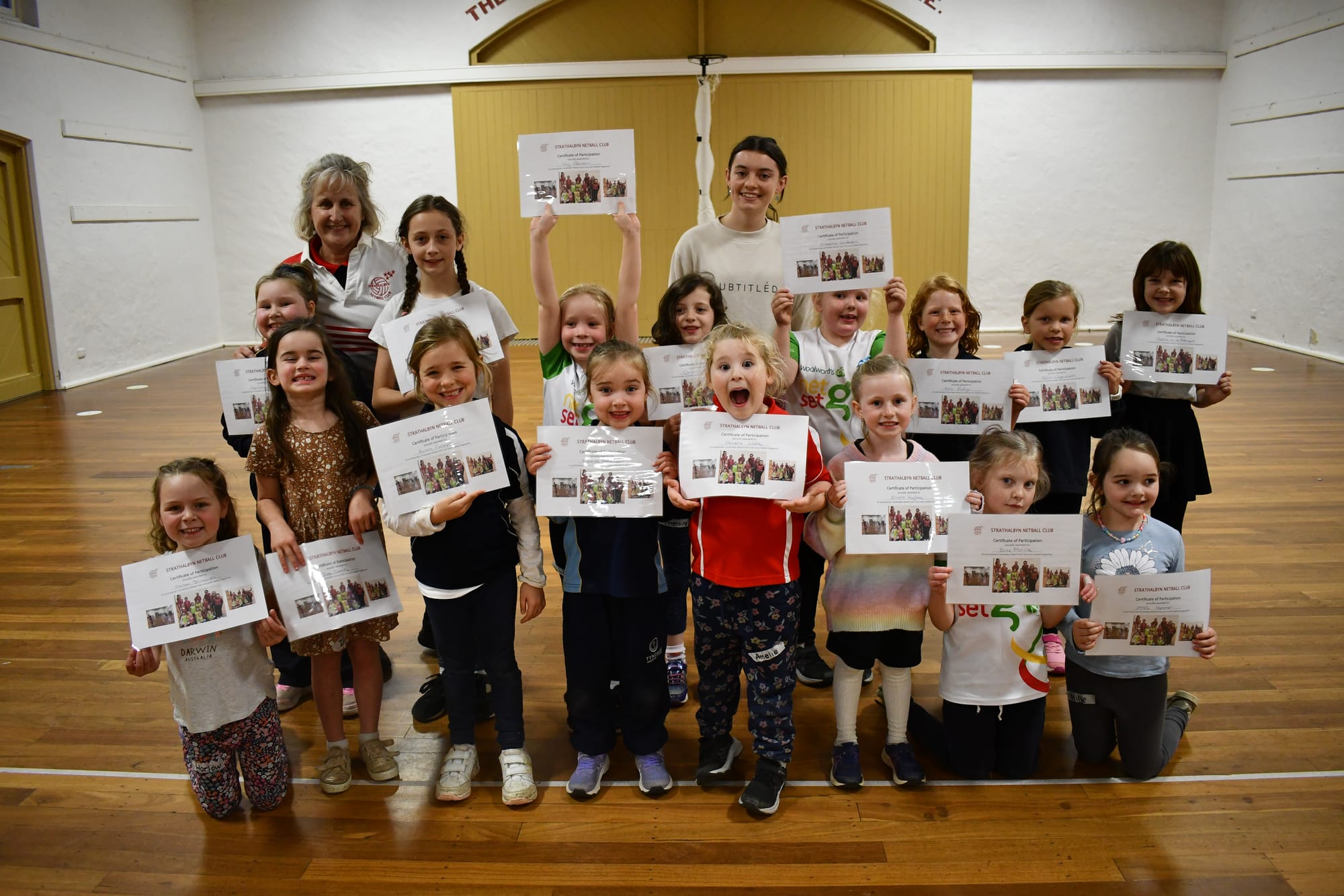 Junior Strathalbyn netballers reach graduation goal