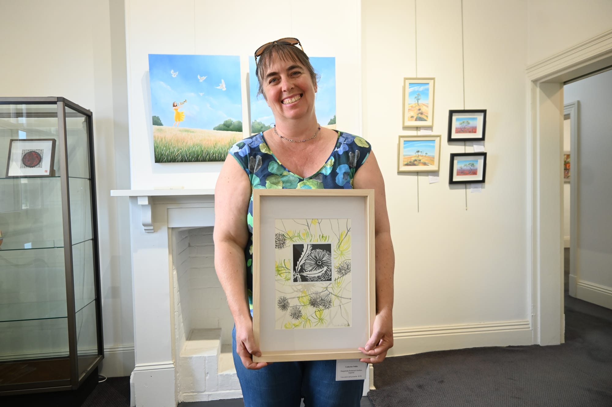 Artist leaves mark on gallery