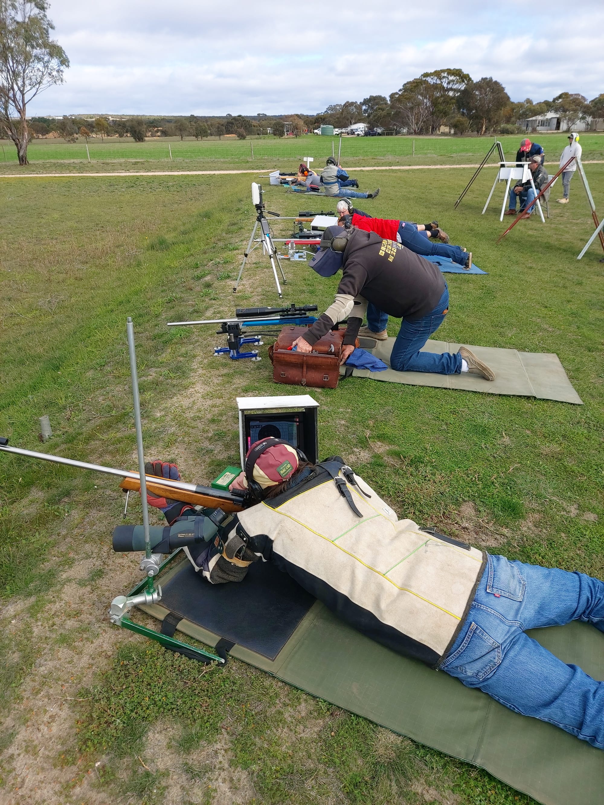Mount Barker and Murray Bridge shooters unite at Monarto