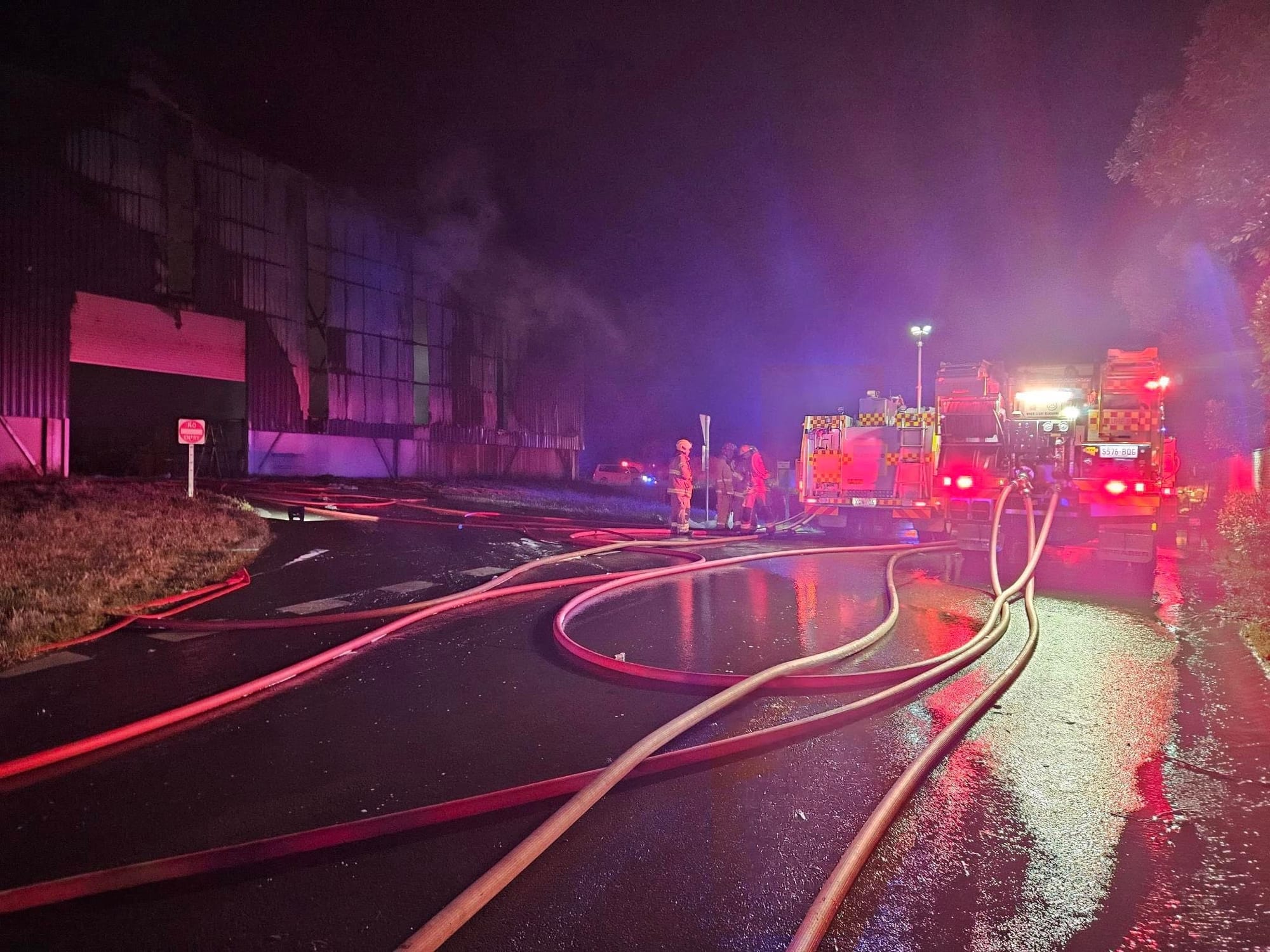 Major fire at Goolwa