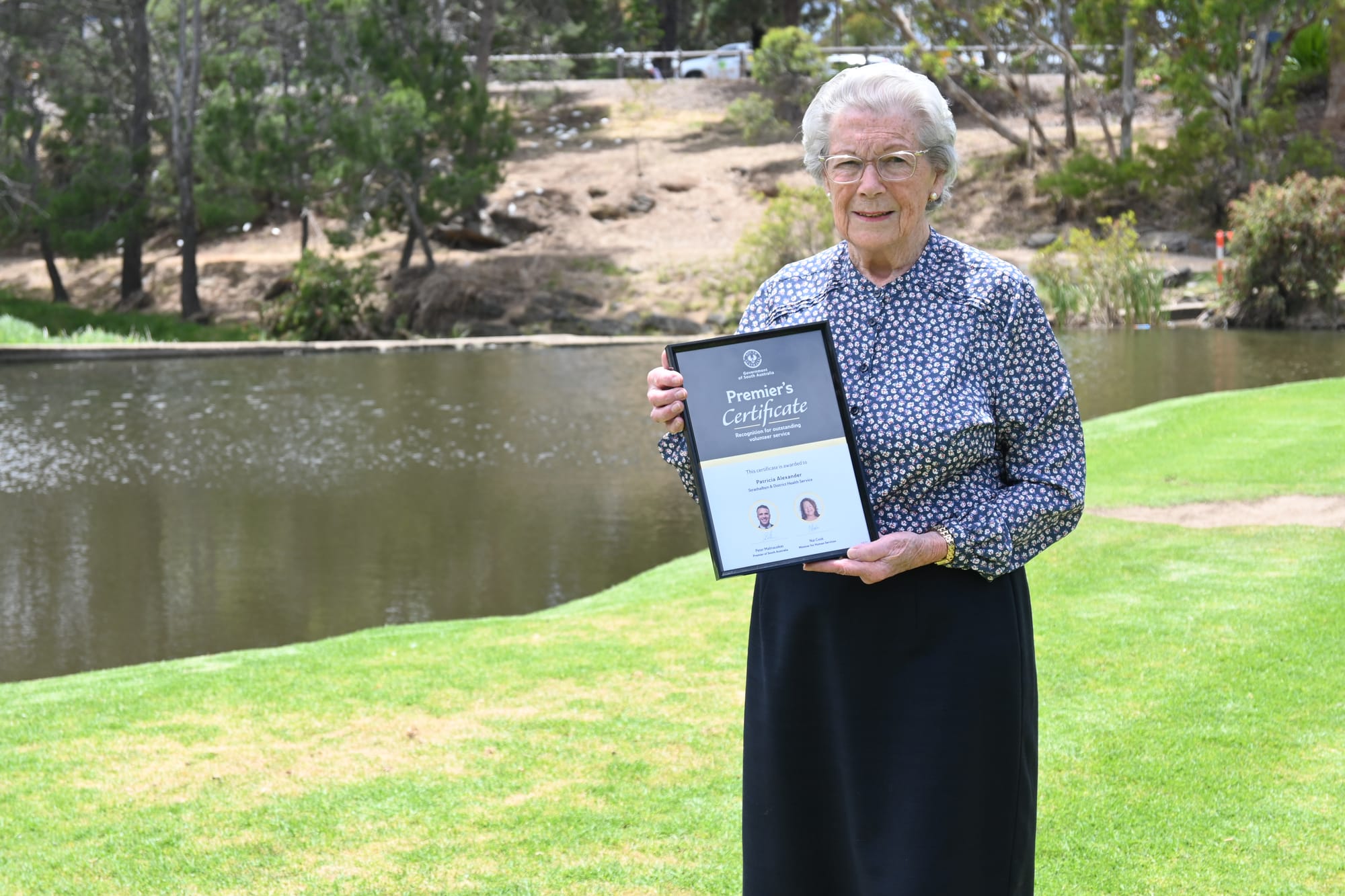 Premier’s nod for hospital volunteer