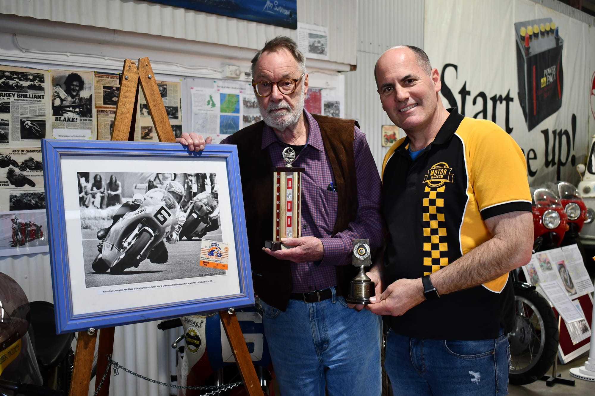 Picture perfect moment joins motor museum