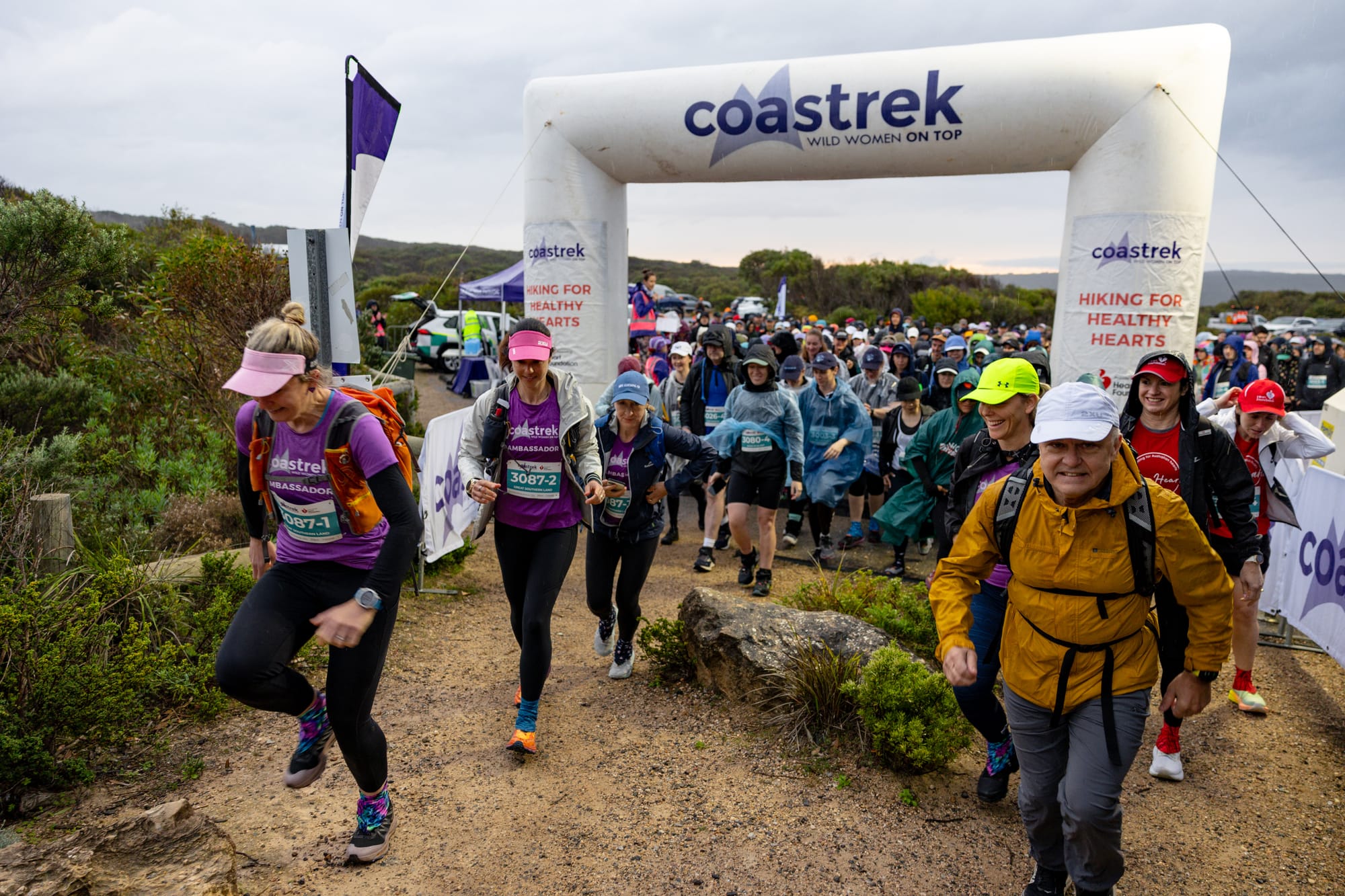 Hikers trail Fleurieu coast for good cause