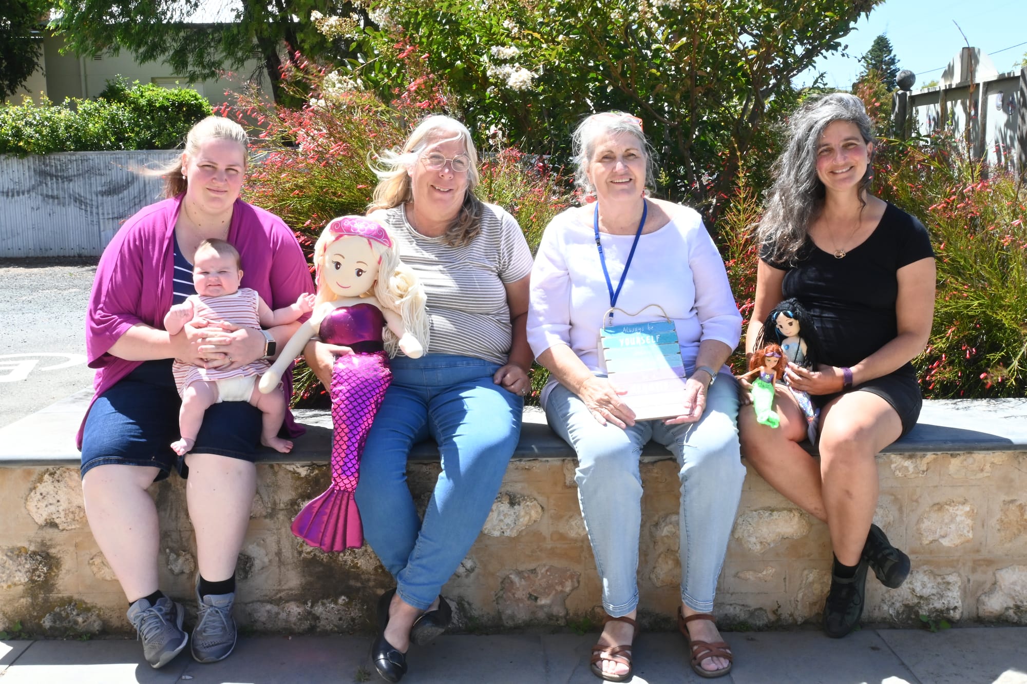 Mermaid mates of Milang encourage new female members to join social group