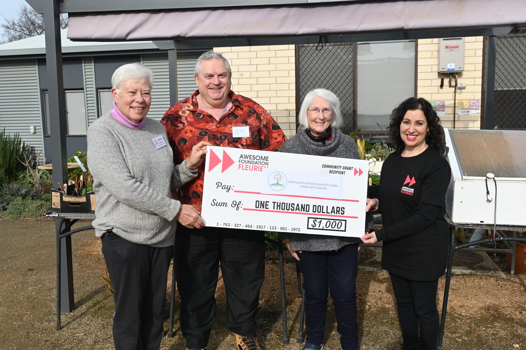 Generous grant helps build childrens’ play space at Strath Neighbourhood Centre