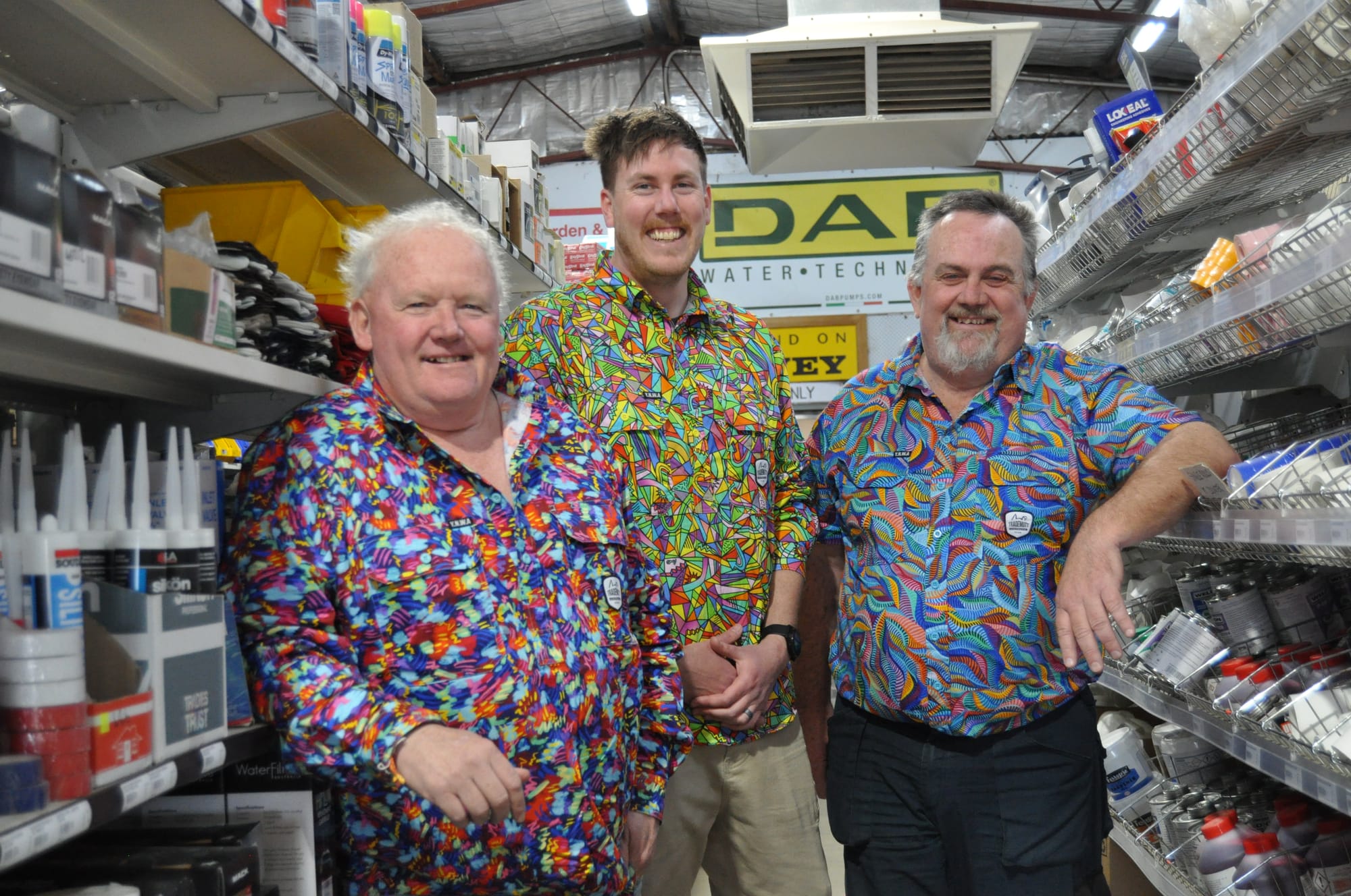 Mental health for tradies one loud shirt at a time