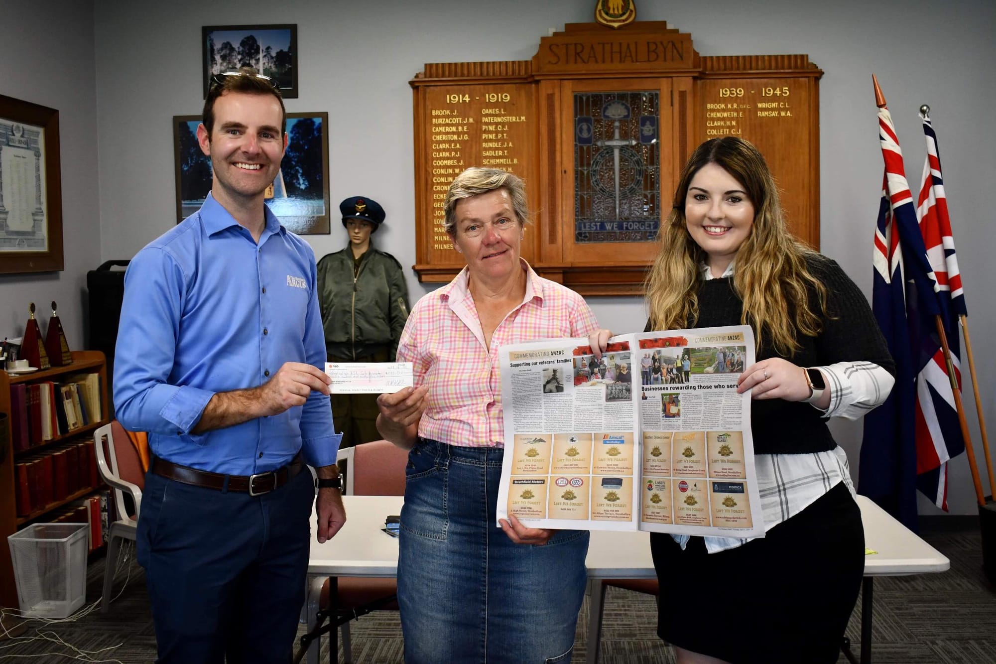 Southern Argus’ Anzac Day promotion generates donation for local RSL