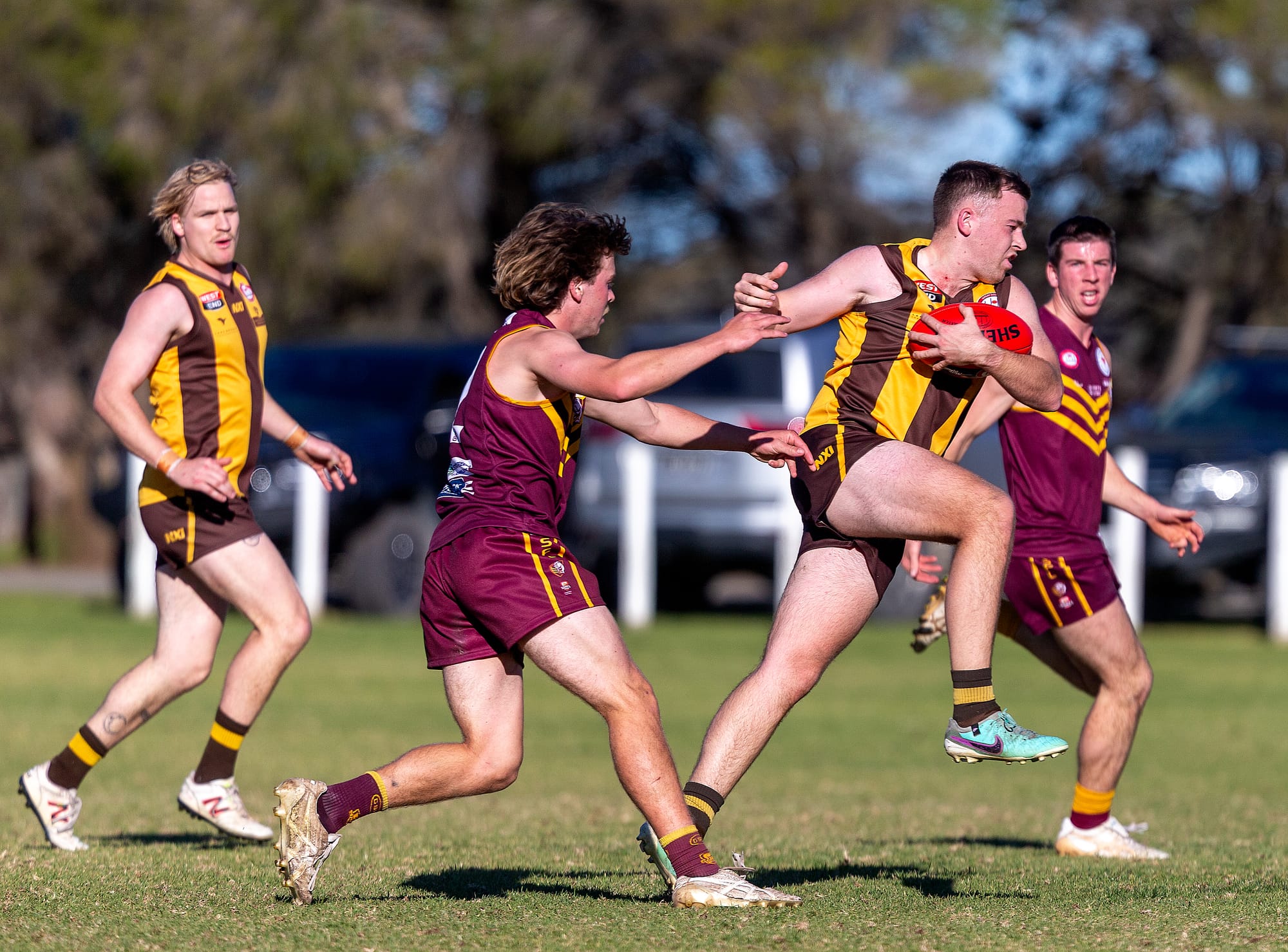 Hawks have a narrow win over the Bulldogs