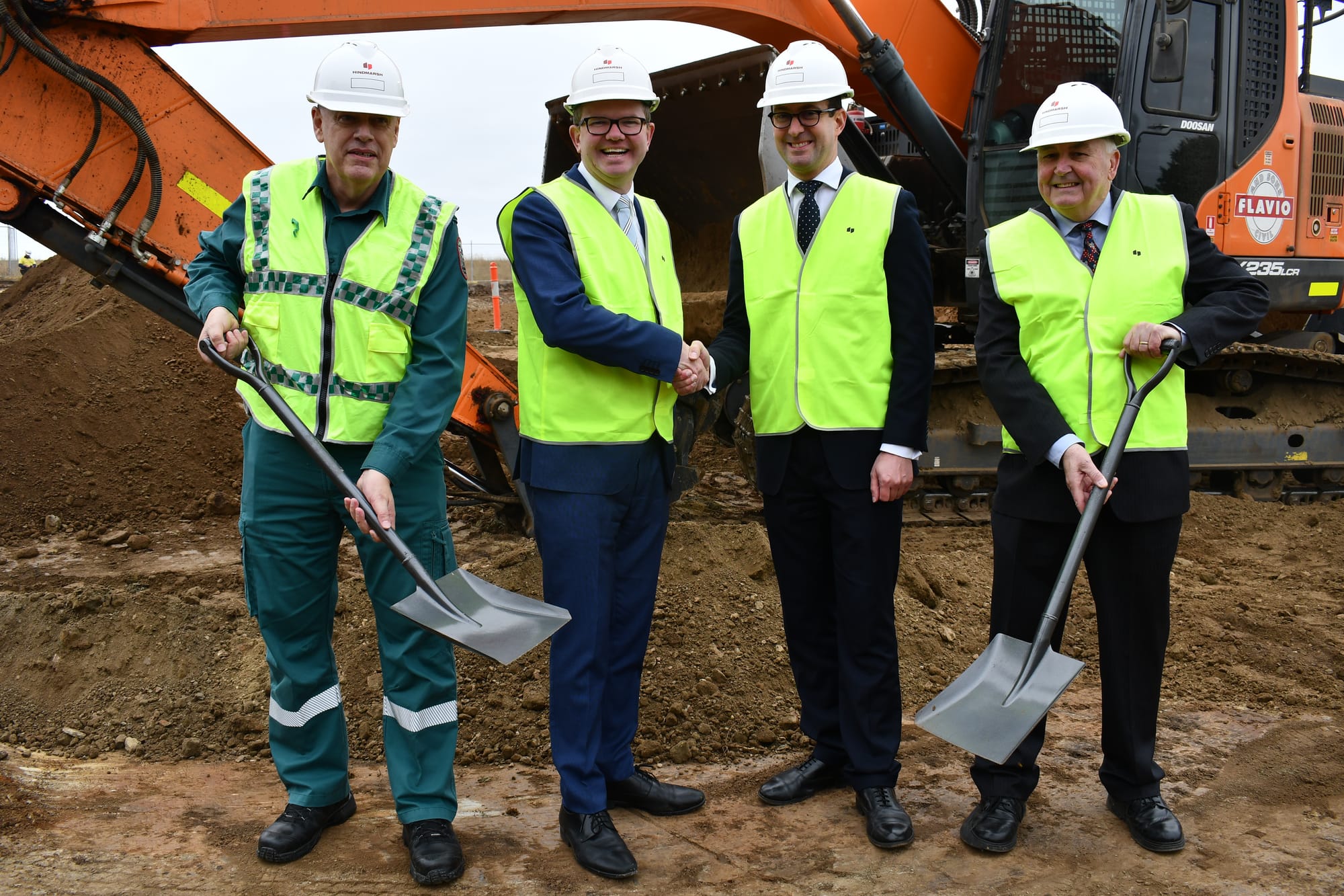 Sod turned at new Mt Barker Ambulance Station site
