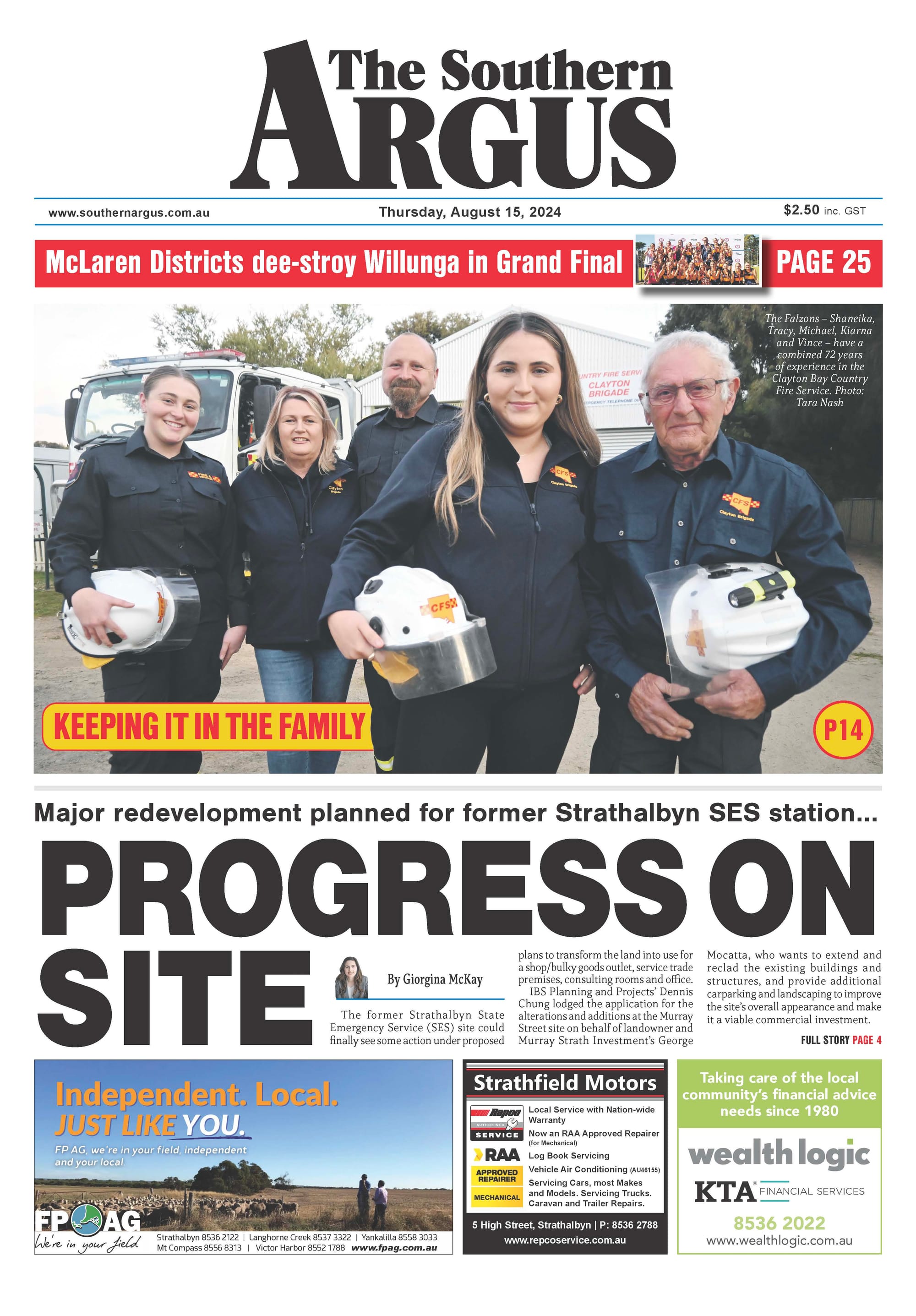 The Southern Argus - August 15, 2024