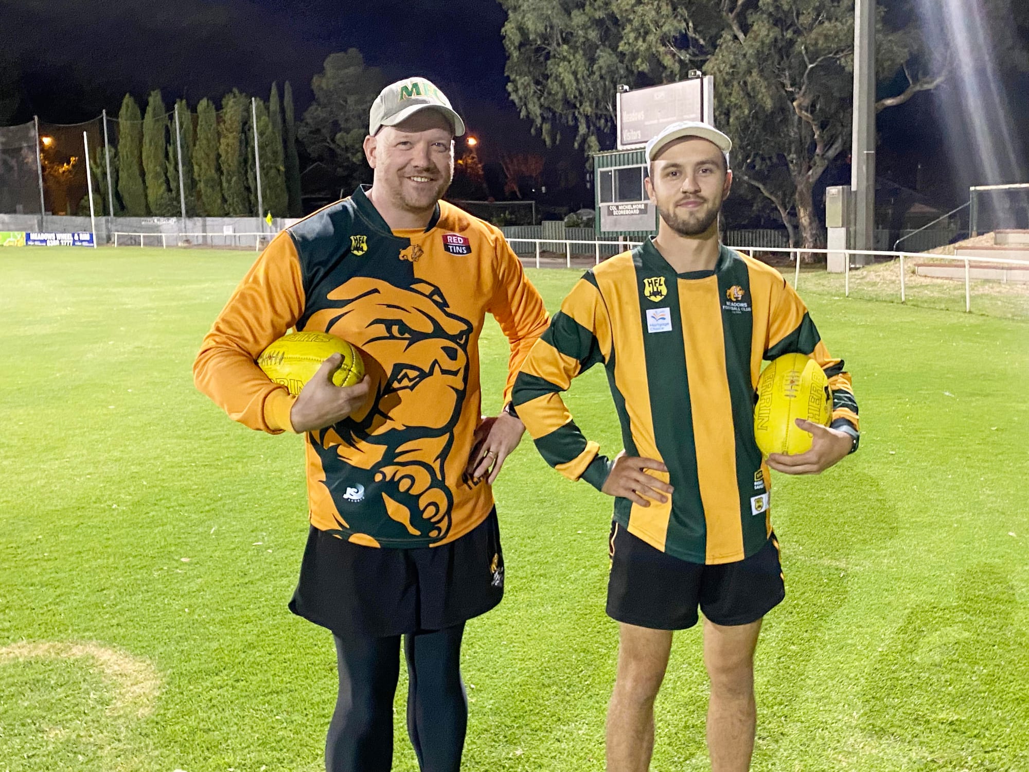 Night football returns to the kennel for Meadows Football Club
