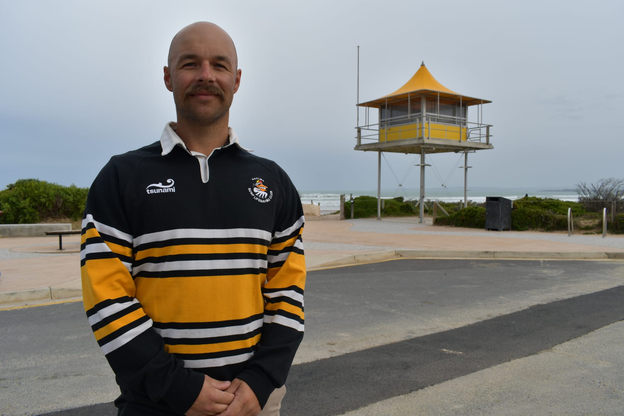 New Goolwa Surf Life Saving Club President rolling with the waves