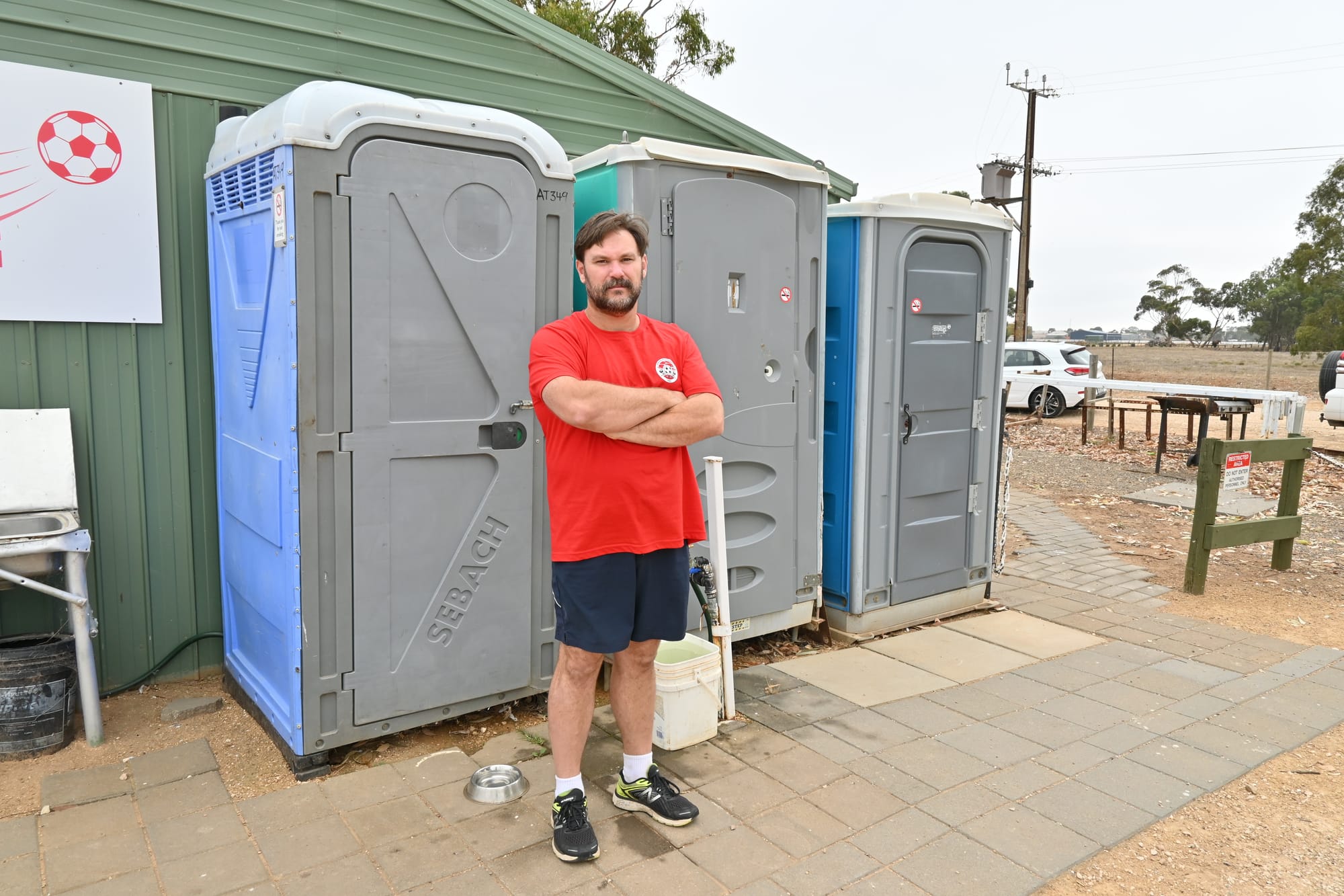 Down in the dumps: Soccer toilets have users kicking up a stink