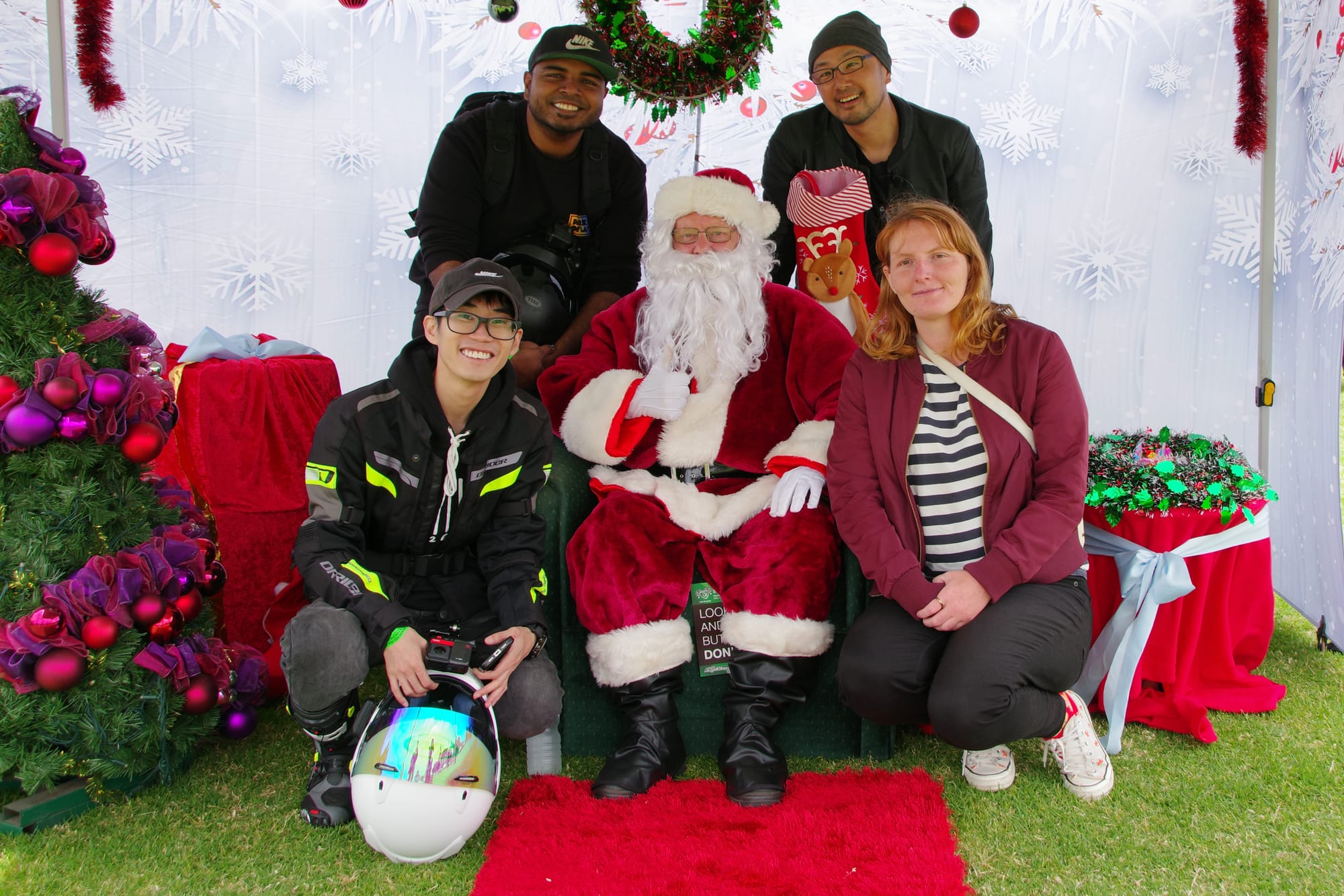 Santa rides to Callington for important cause