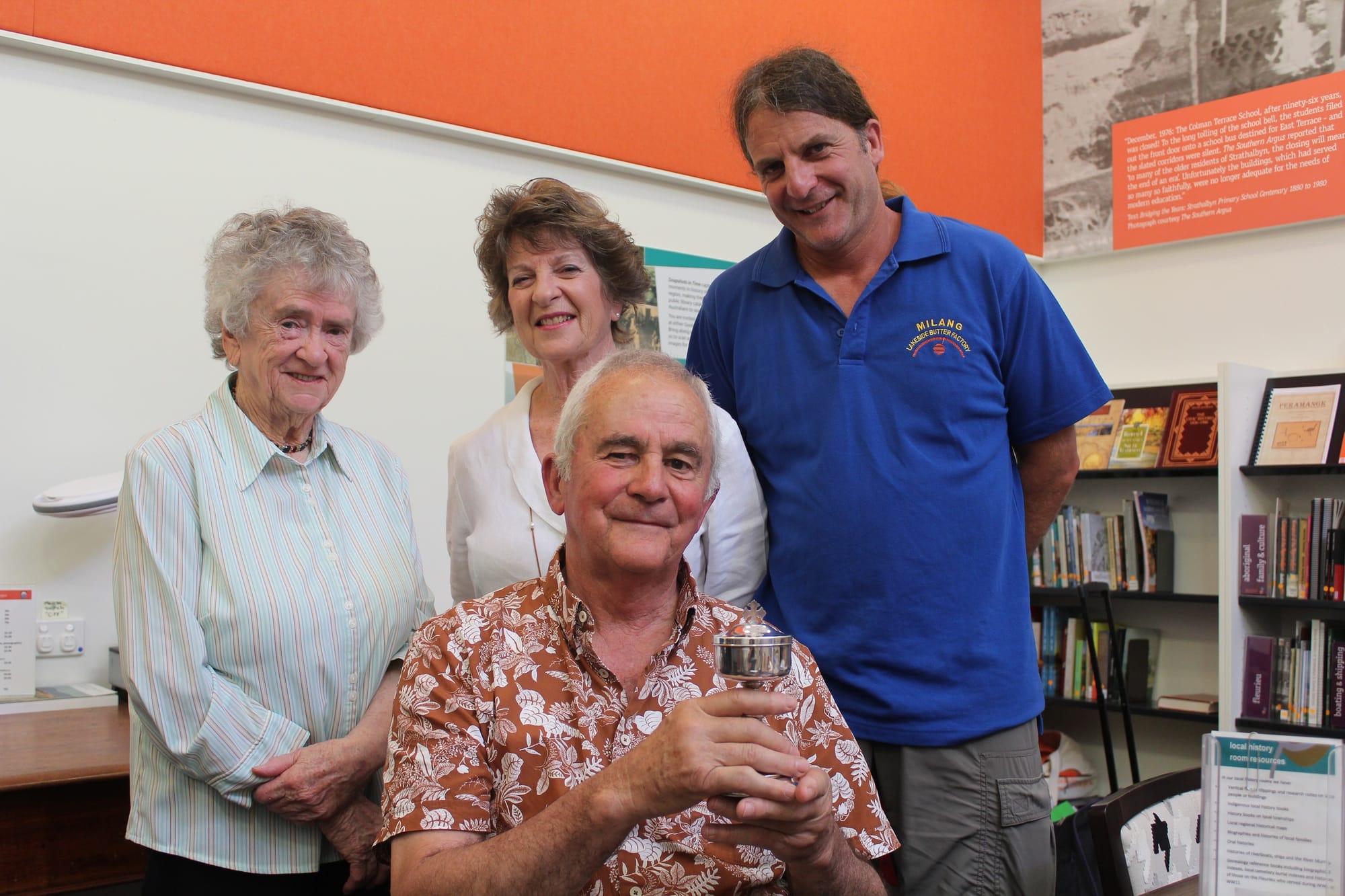 Local family reunited with long-lost chalice after mystery solved