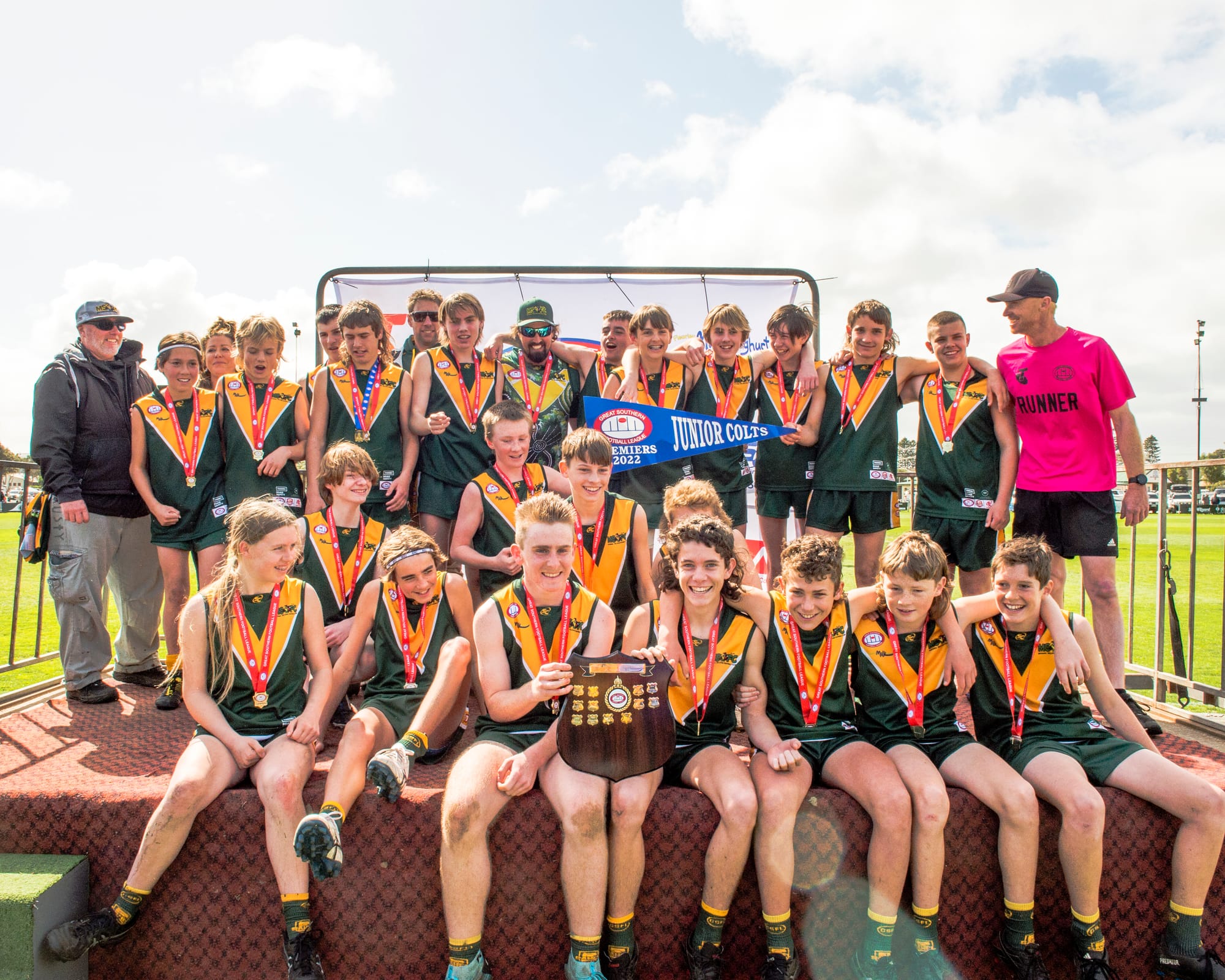 FIRST FLAG FOR MUDLARKS: Myponga/Sellicks take Junior Colt Grand Final glory