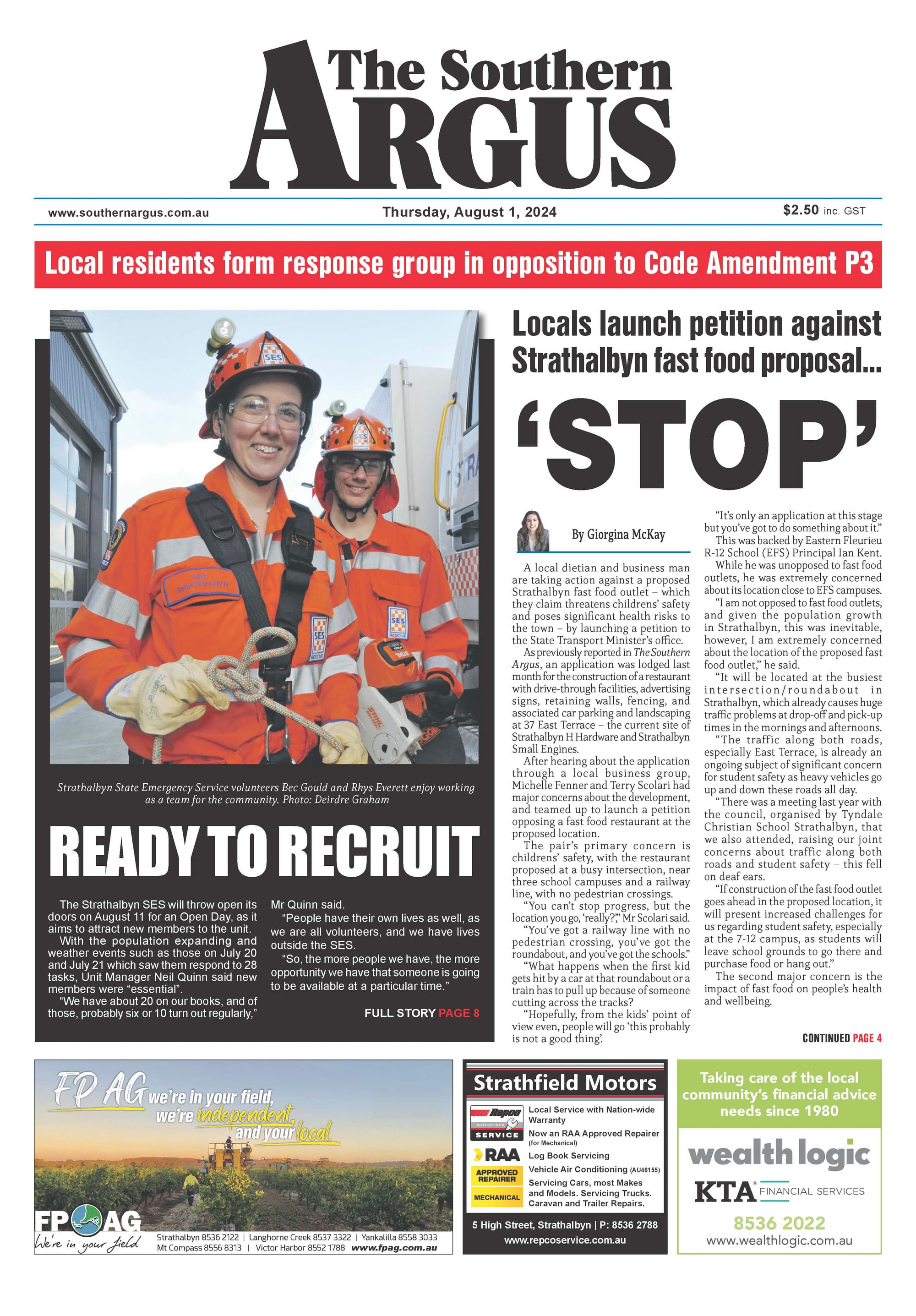 The Southern Argus - August 1, 2024
