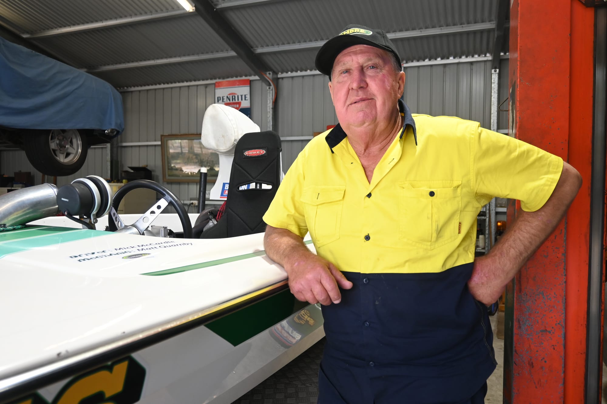 Local racer is gunning it
