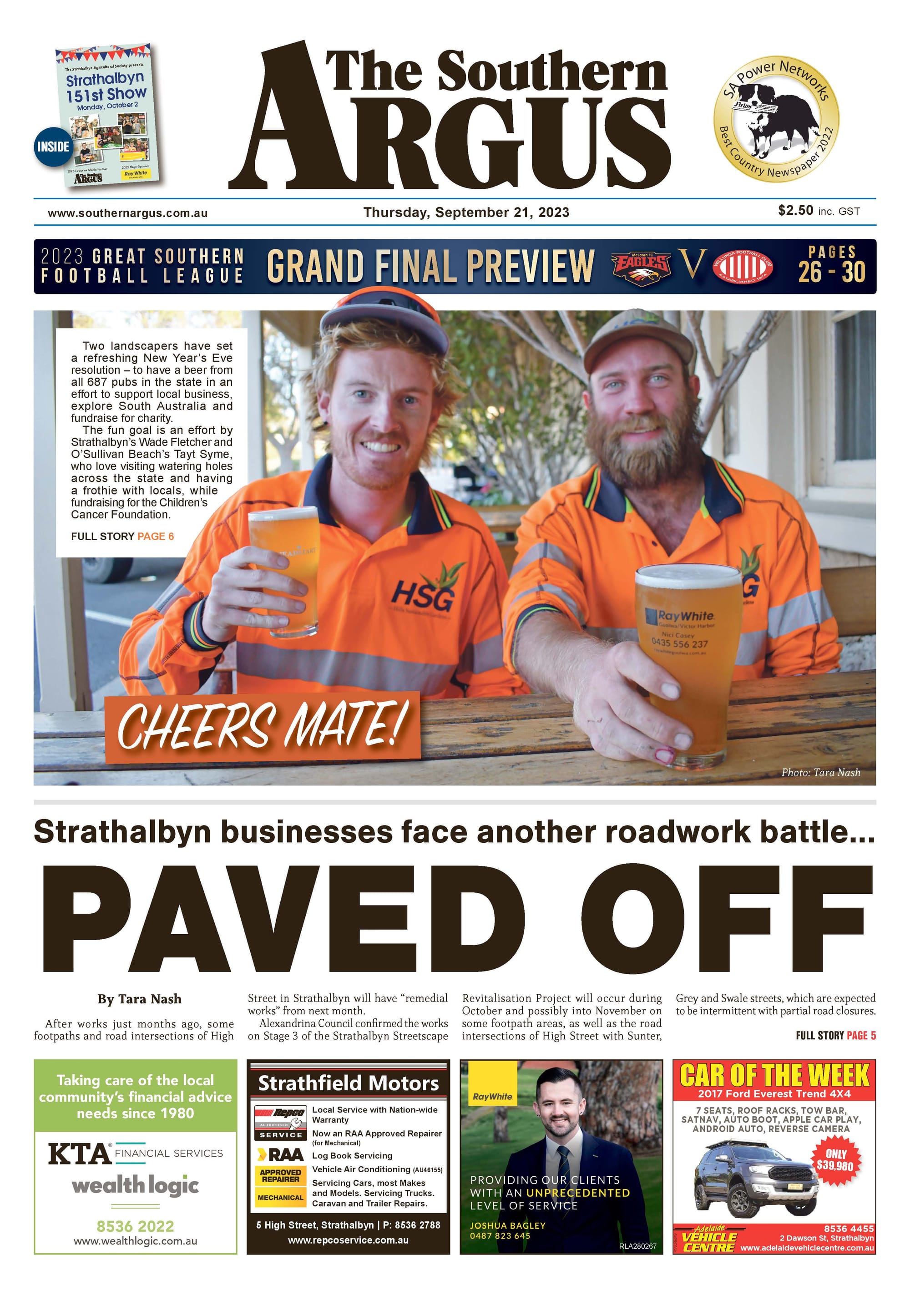 The Southern Argus - September 21, 2023