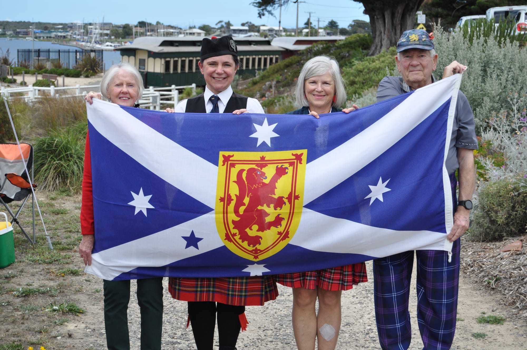 Marking St Andrew’s Day at Goolwa