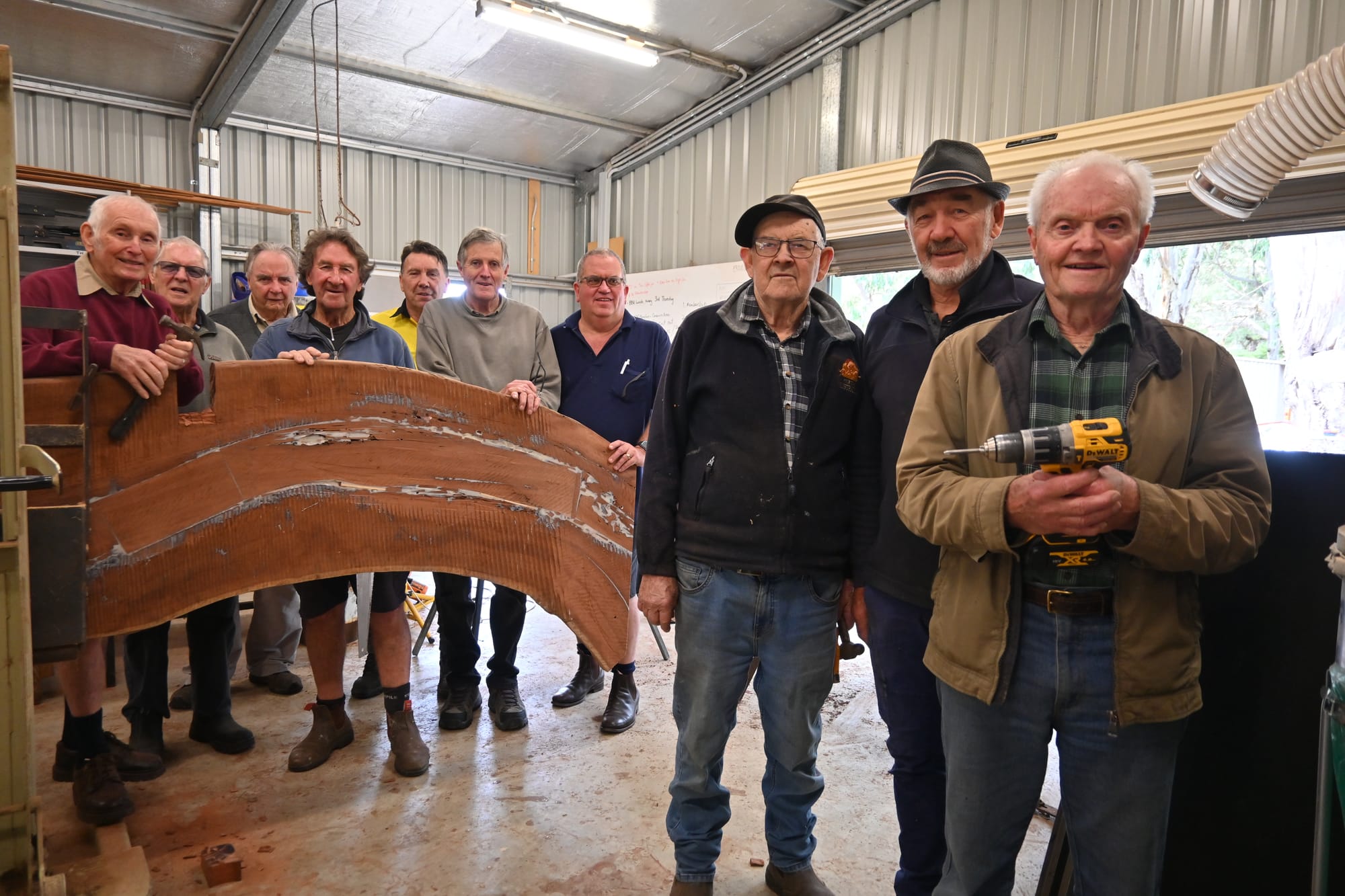 NAILED IT: Macclesfield shed a place for retirees