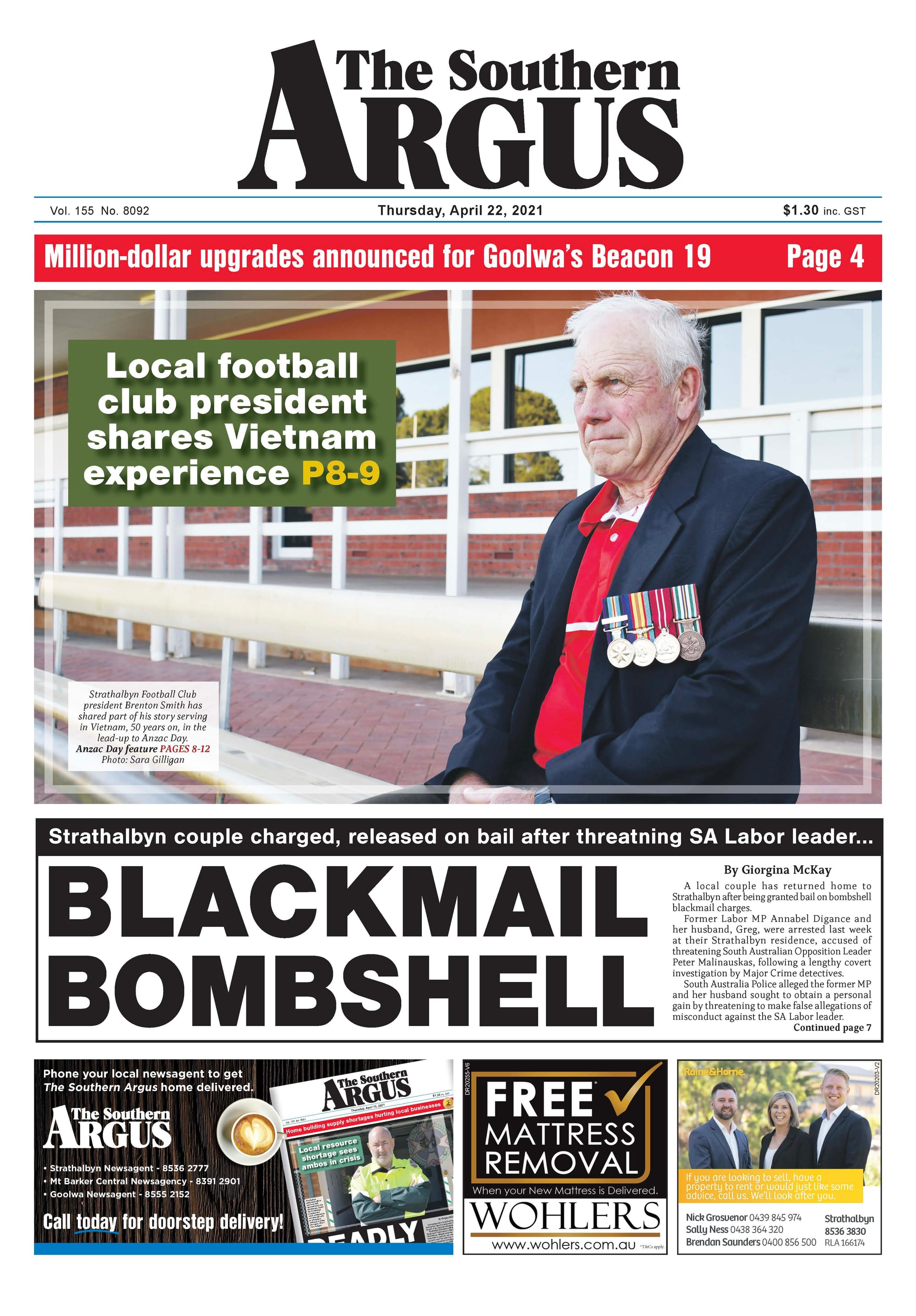The Southern Argus - April 22, 2021