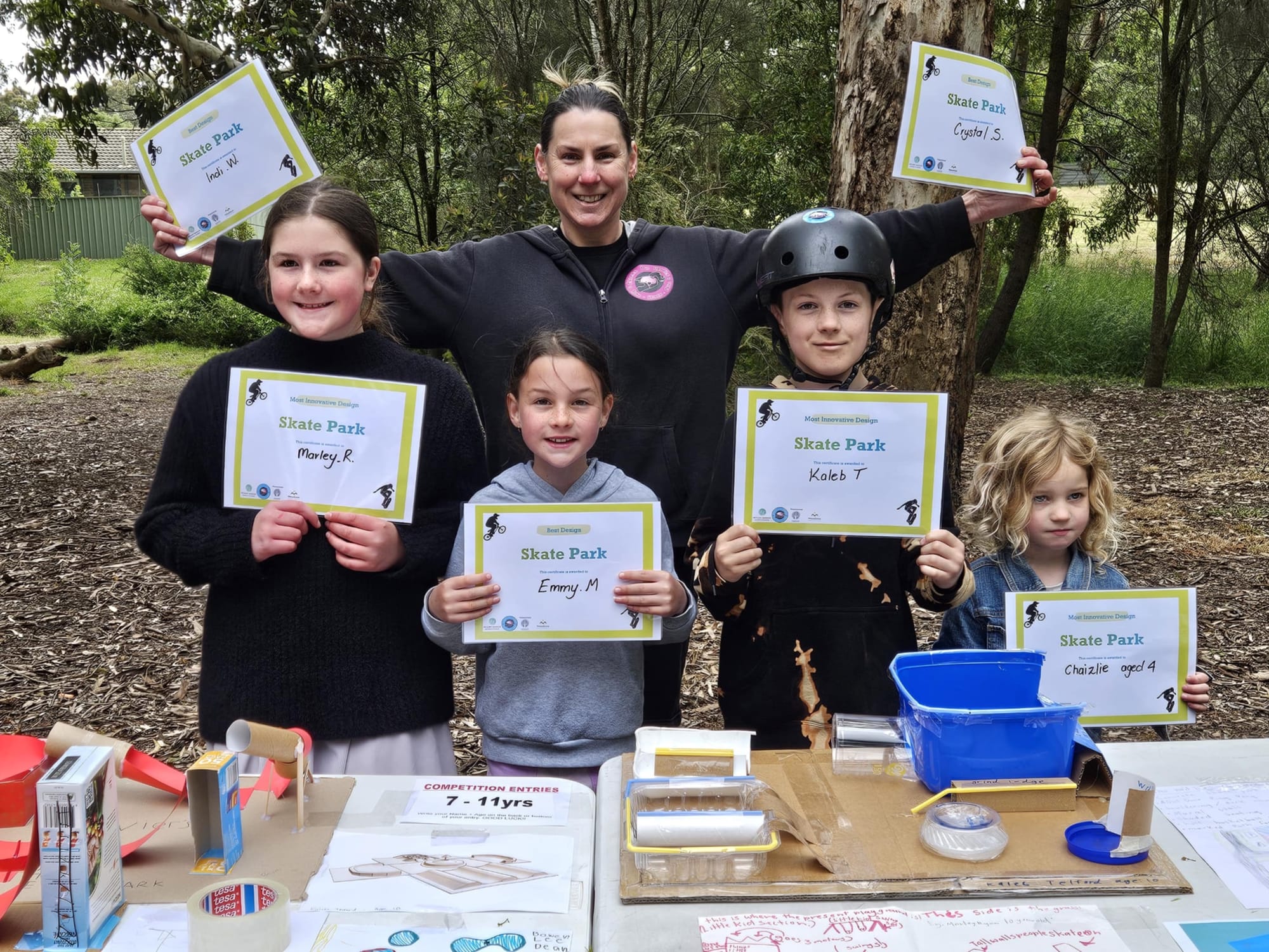 Kids roll out their vision