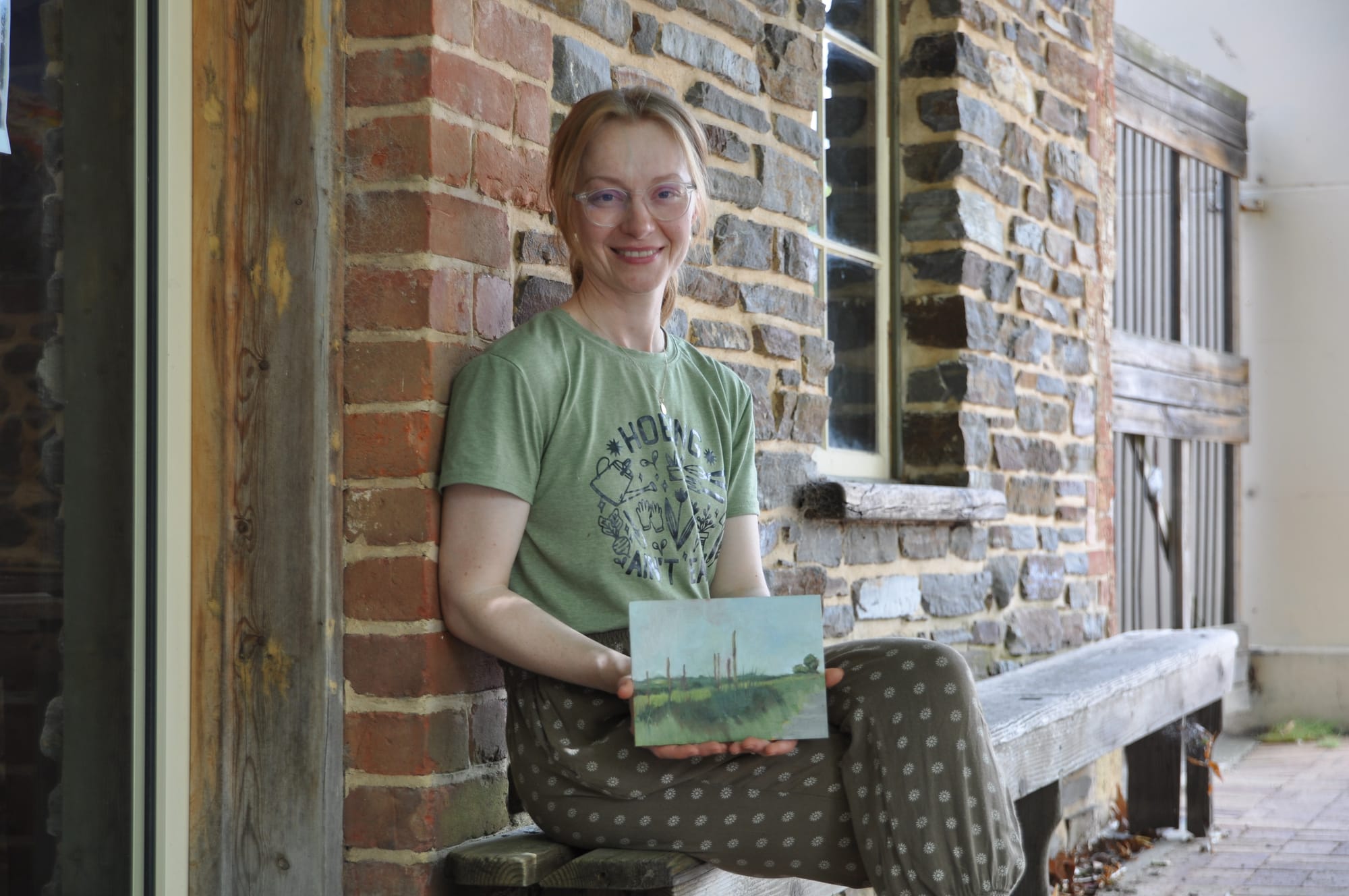 Natalia at home at The Stable