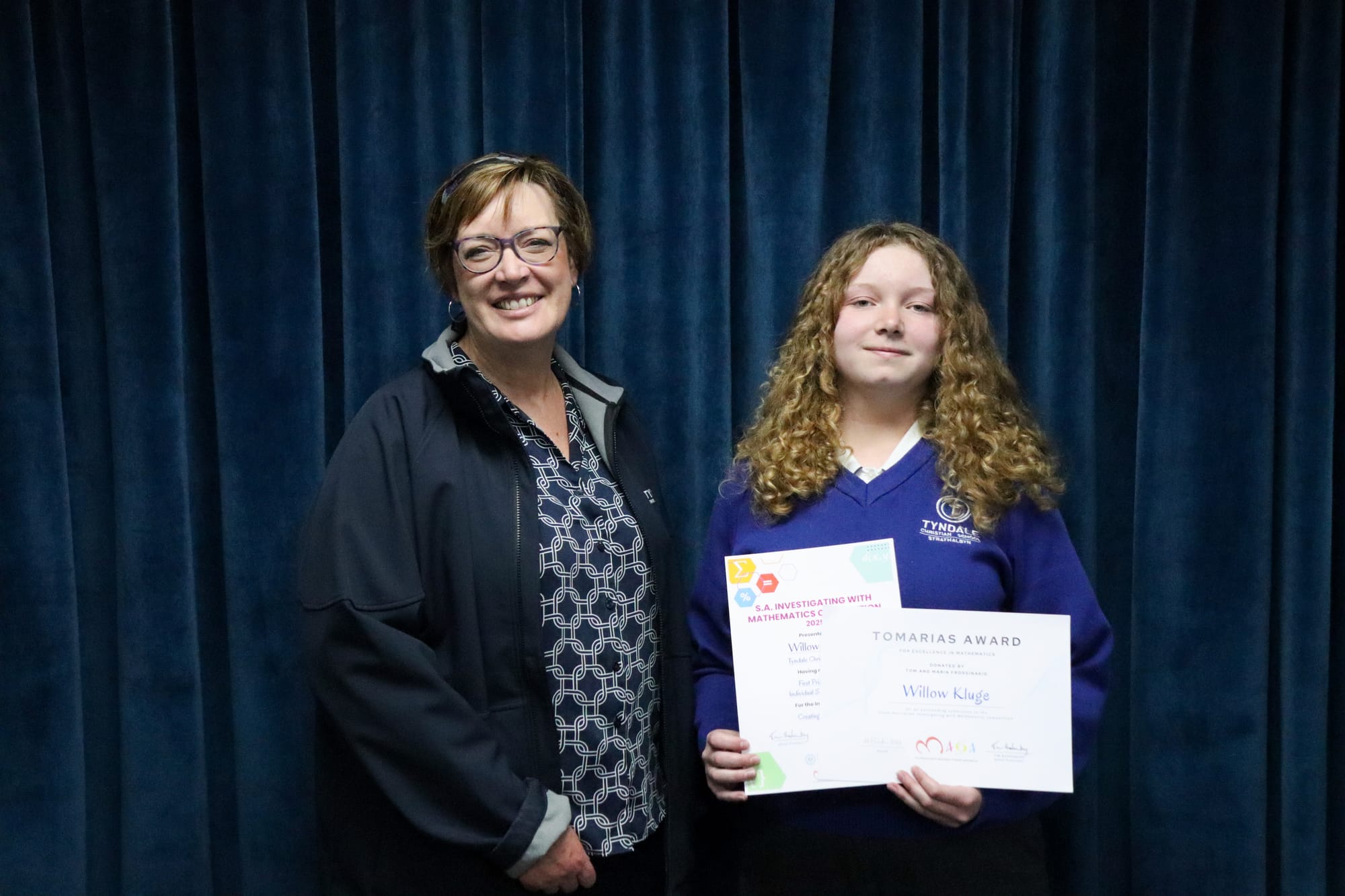 Willow named best at Maths award