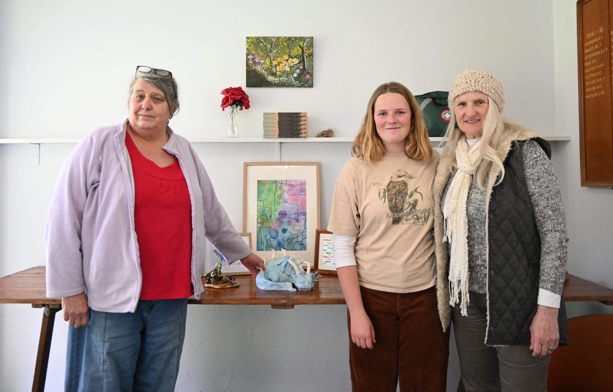 Hall comes alive with local art