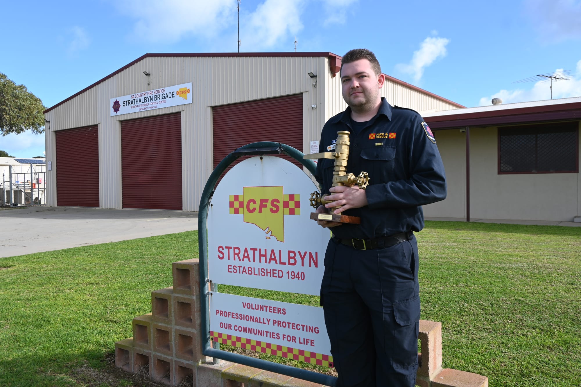 A golden honour for CFS volunteer
