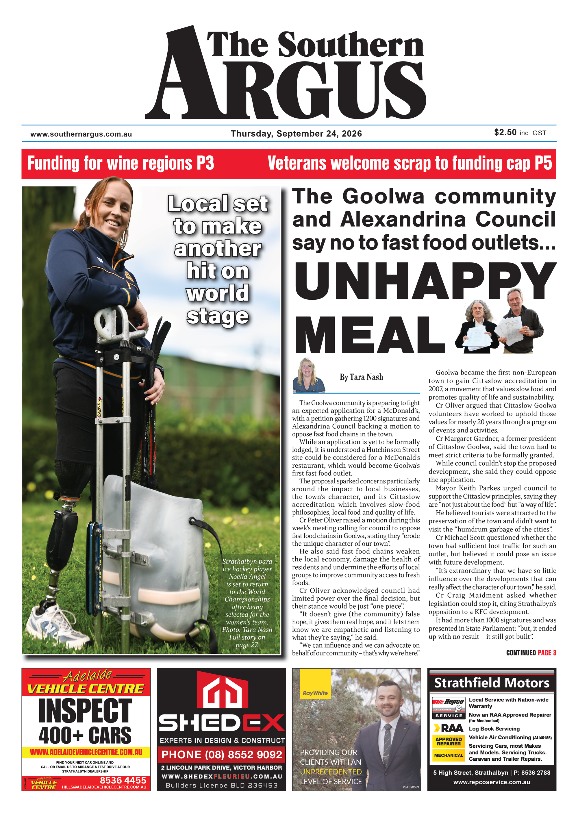 The Southern Argus - September 24, 2026