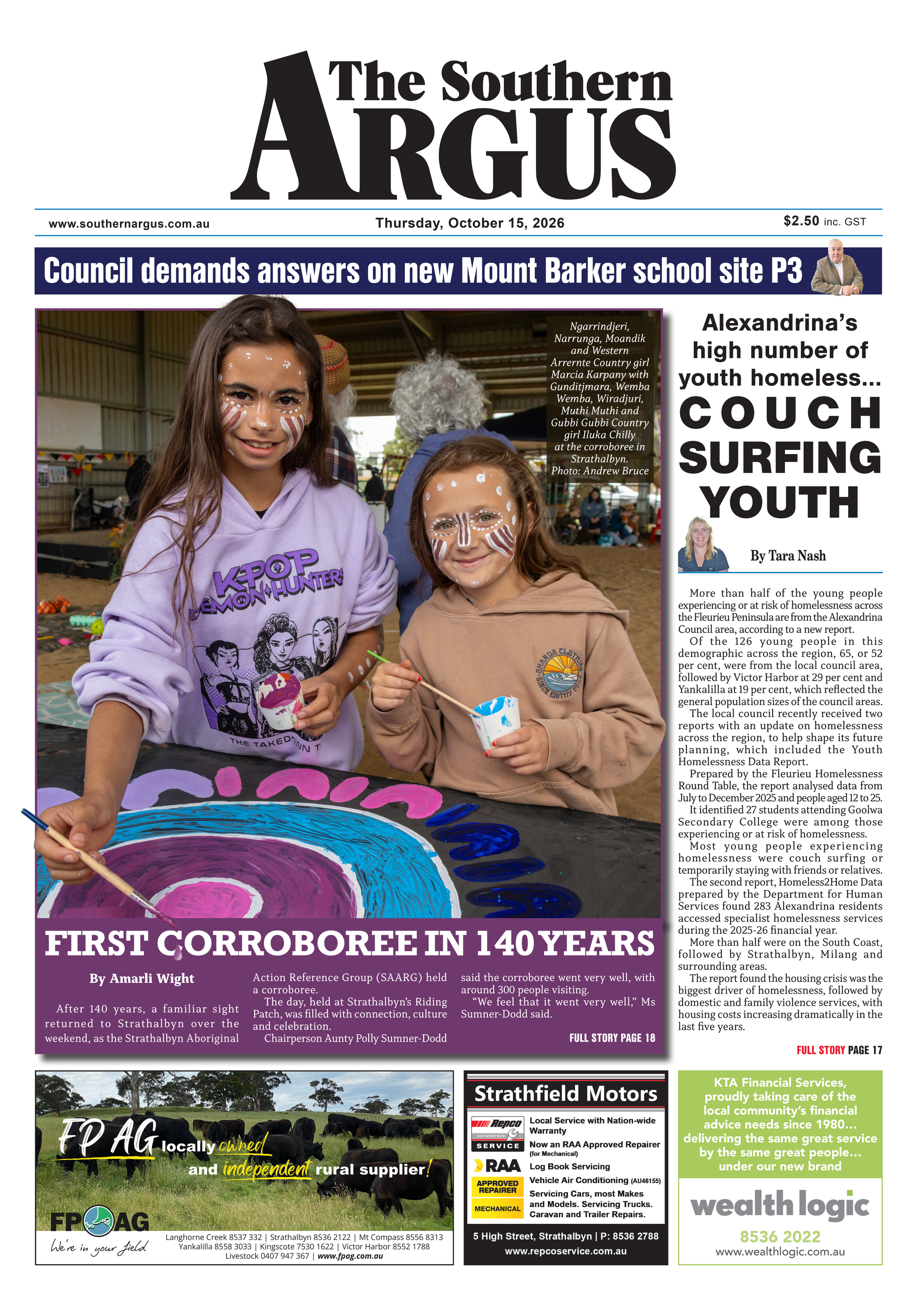 The Southern Argus - October 15, 2026  post
                                image
