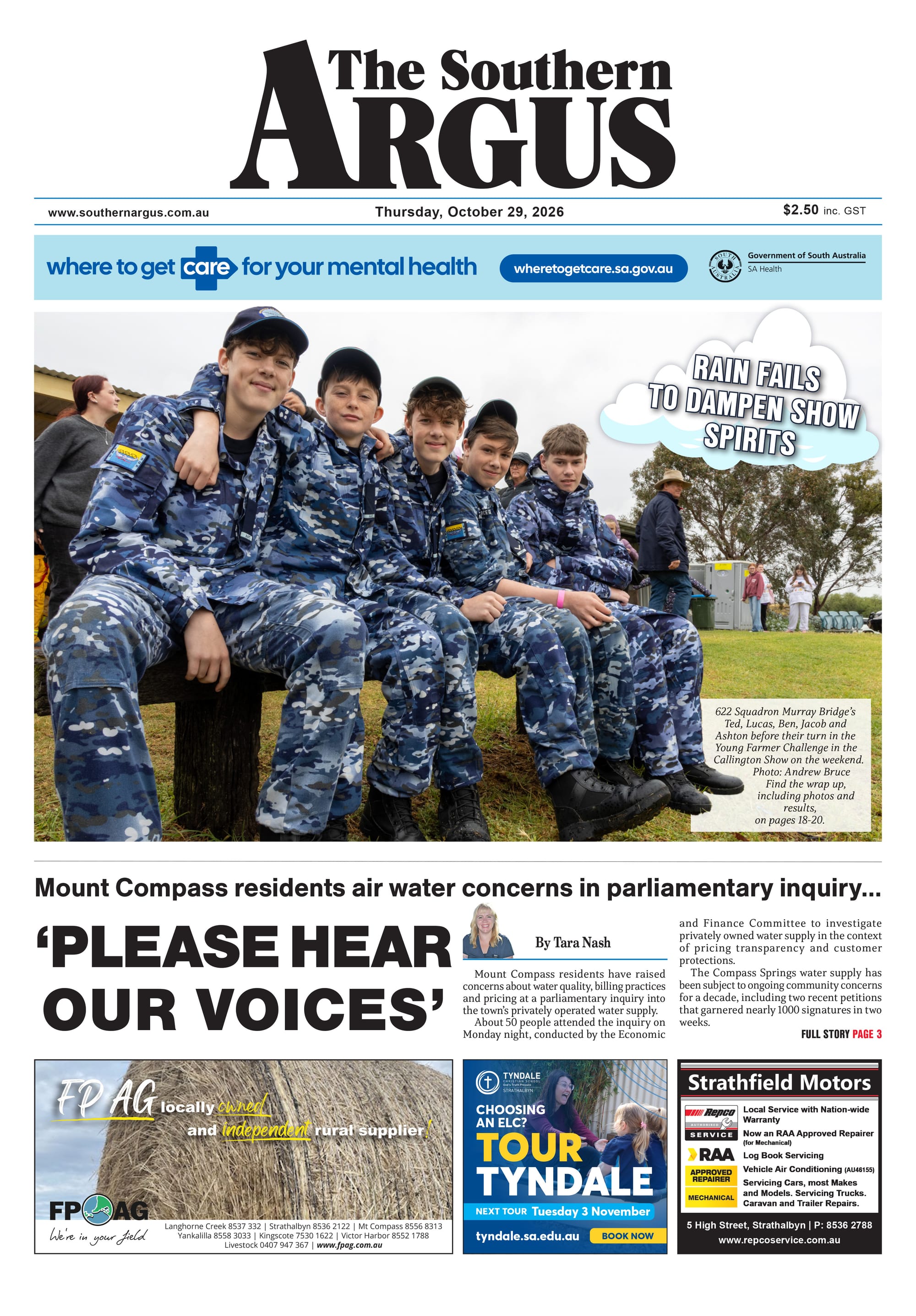 The Southern Argus - October 29, 2026