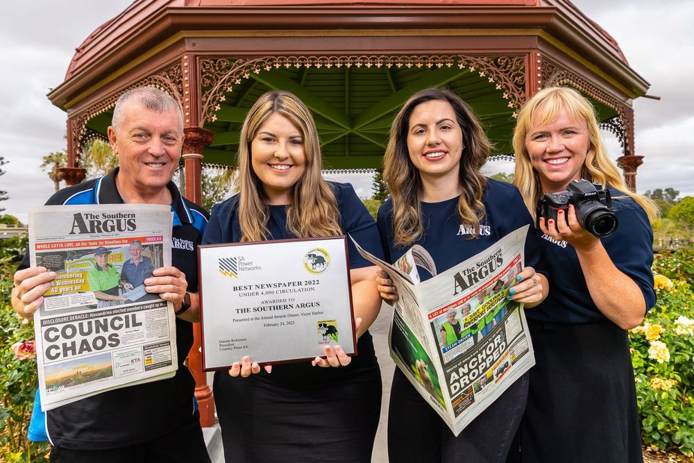NUMBER ONE: Southern Argus makes history as Best Newspaper post image