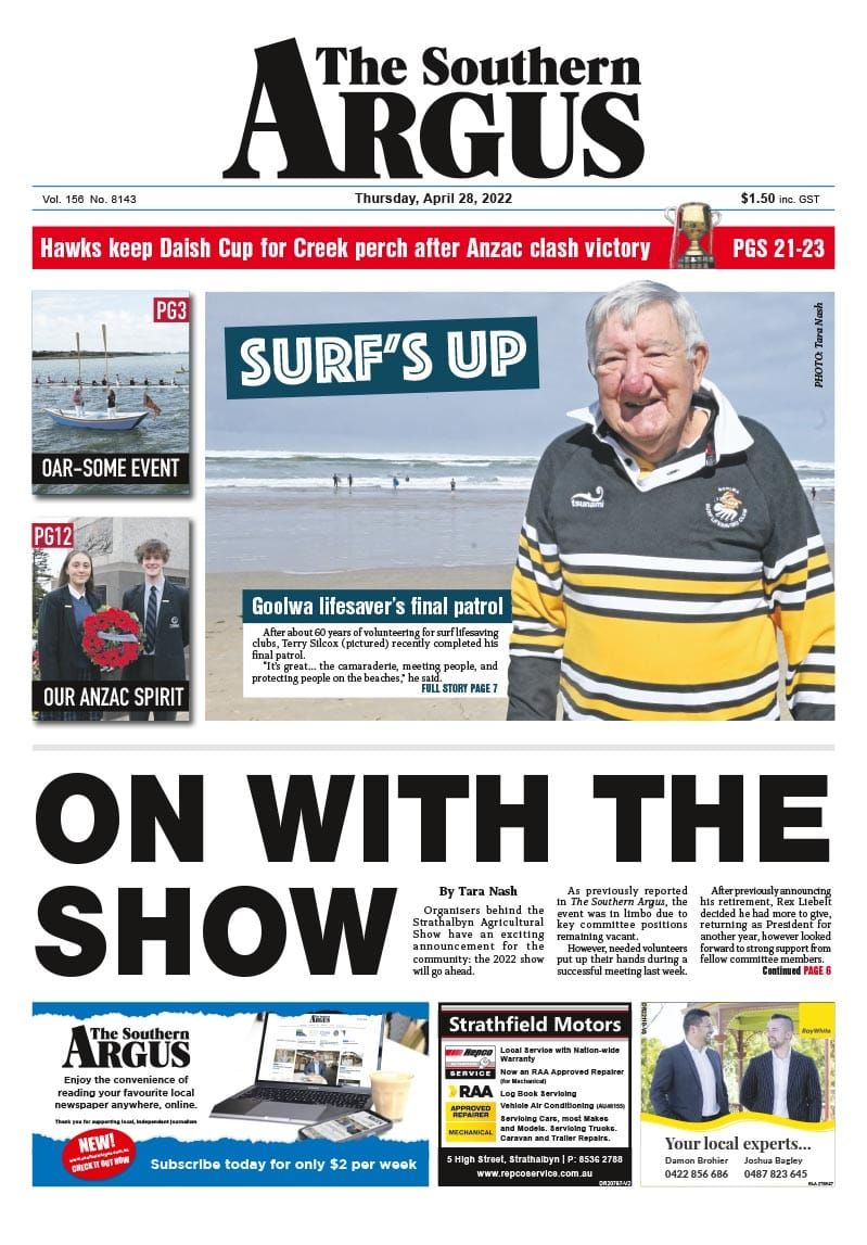 The Southern Argus - April 28, 2022 post image