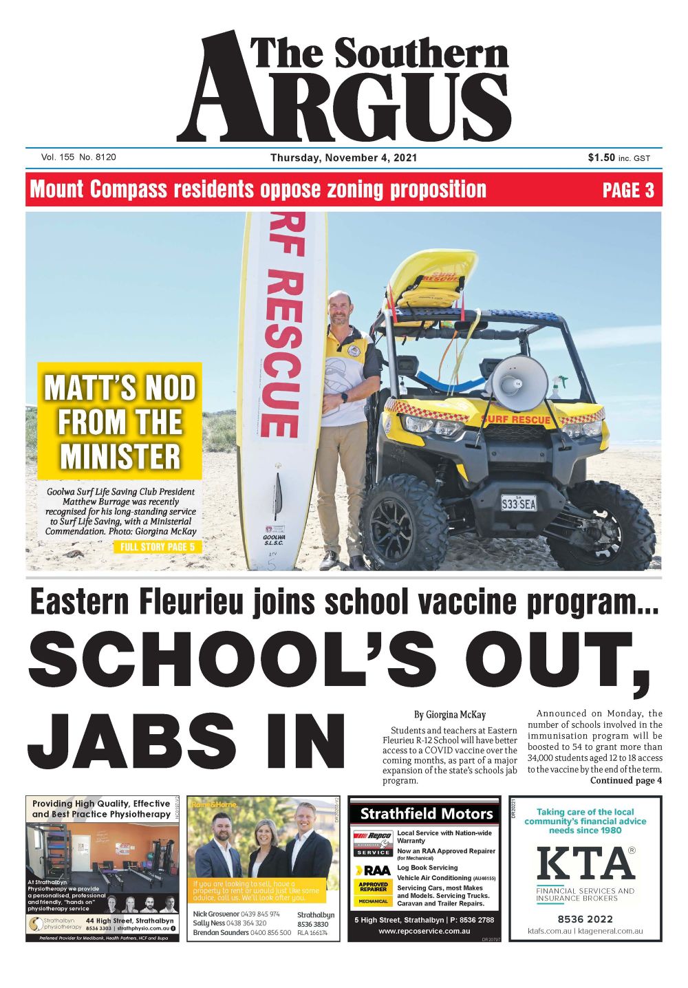 The Southern Argus - November 4, 2021 post image