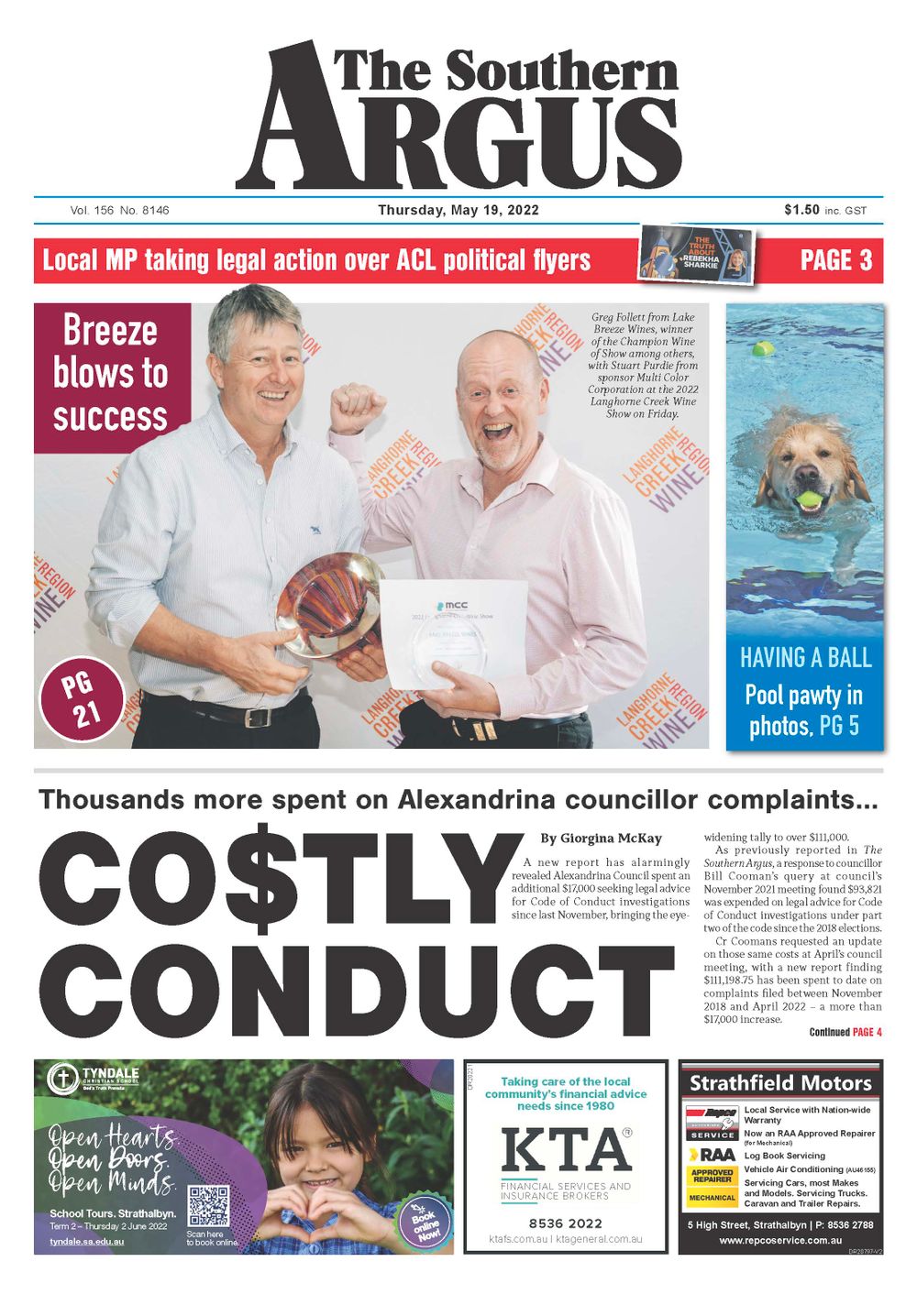 The Southern Argus - May 19, 2022 post image